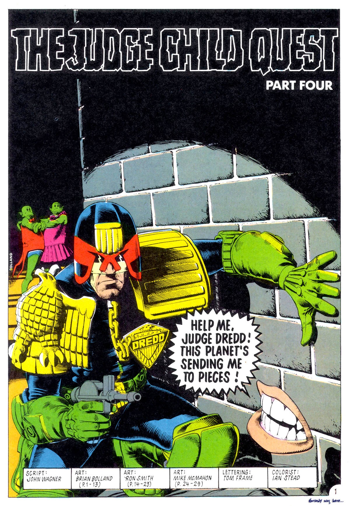 Read online Judge Dredd: The Judge Child Quest comic -  Issue #4 - 3