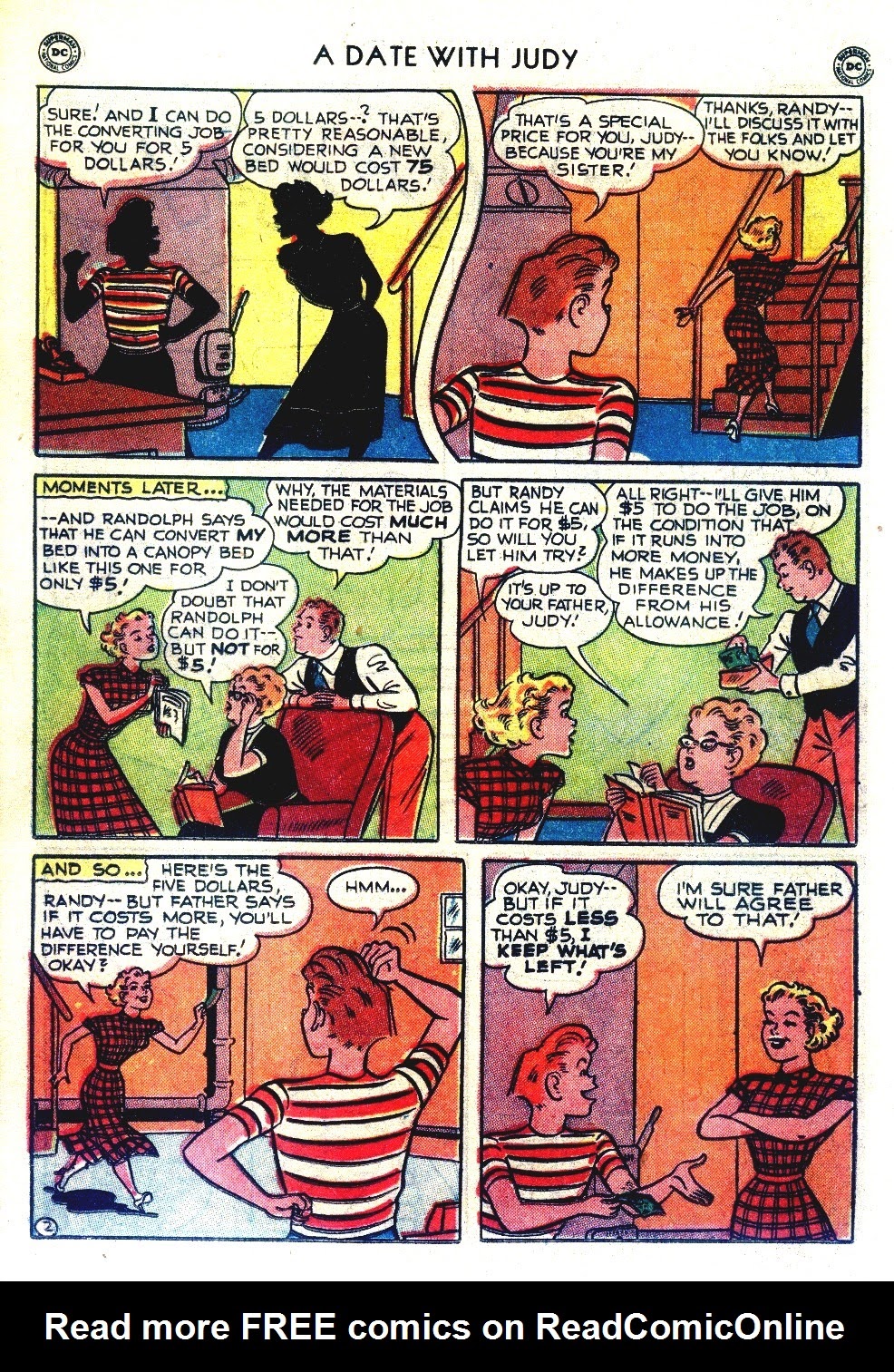 Read online A Date with Judy comic -  Issue #20 - 20