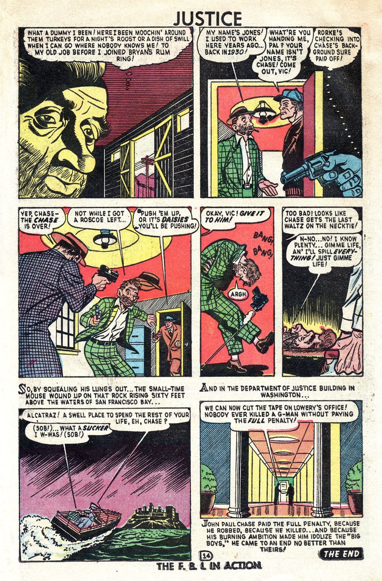 Read online Justice Comics (1947) comic -  Issue #4 - 16