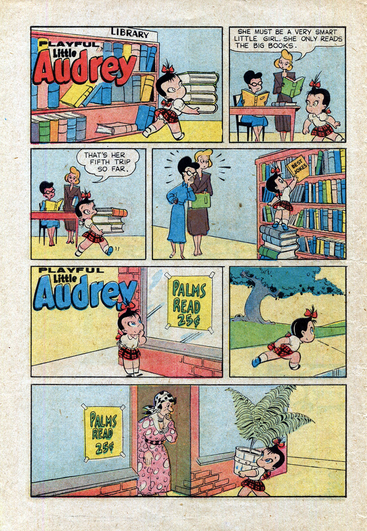 Read online Playful Little Audrey comic -  Issue #9 - 10