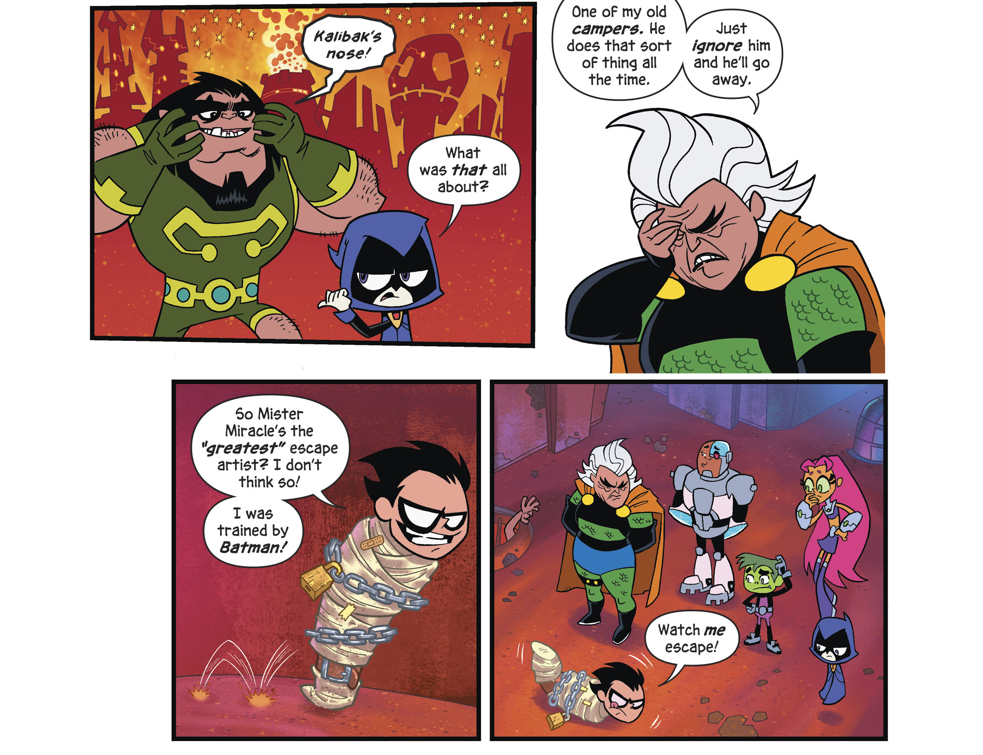 Read online Teen Titans Go! To Camp comic -  Issue #3 - 16