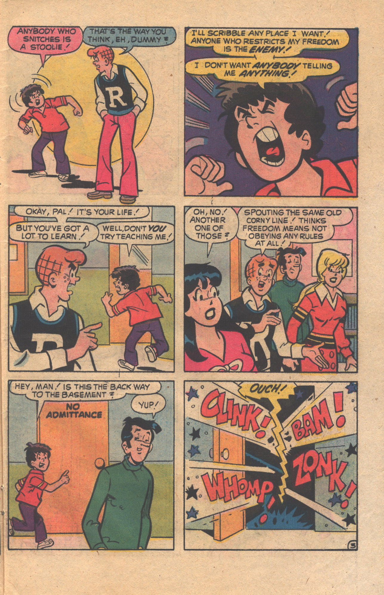 Read online Archie at Riverdale High (1972) comic -  Issue #26 - 31