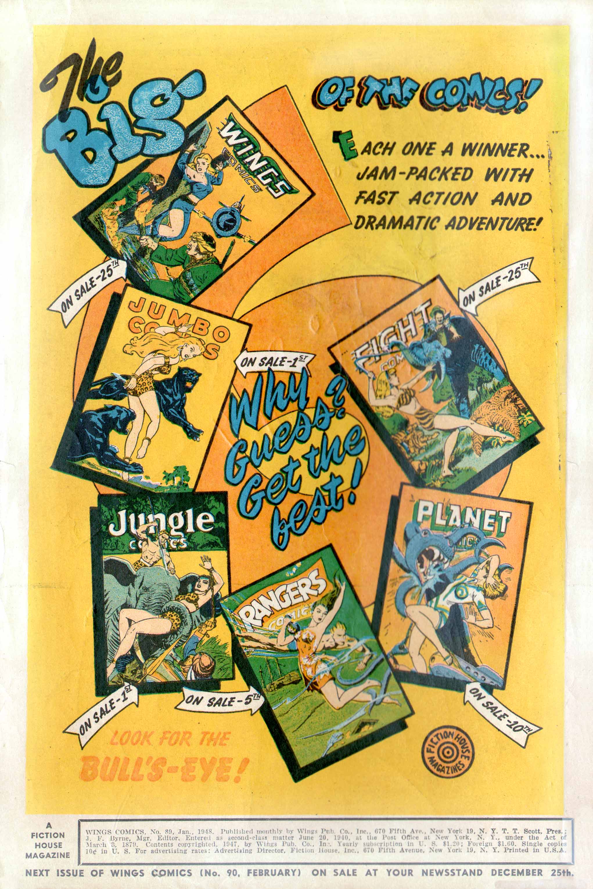 Read online Wings Comics comic -  Issue #89 - 3