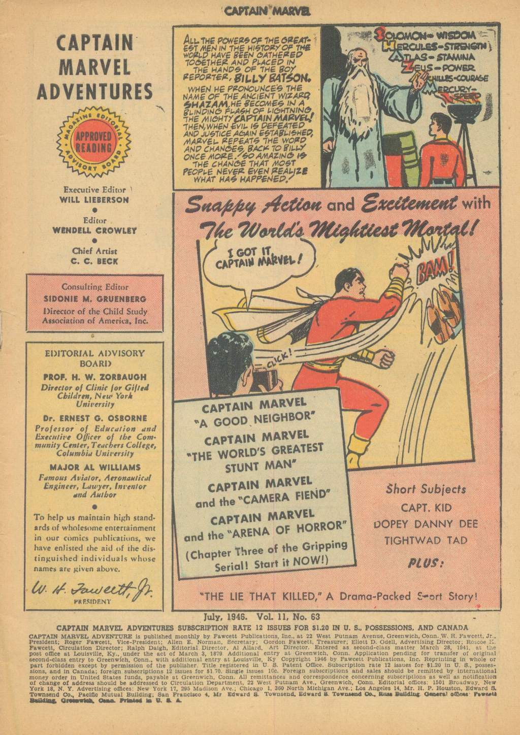 Read online Captain Marvel Adventures comic -  Issue #63 - 3