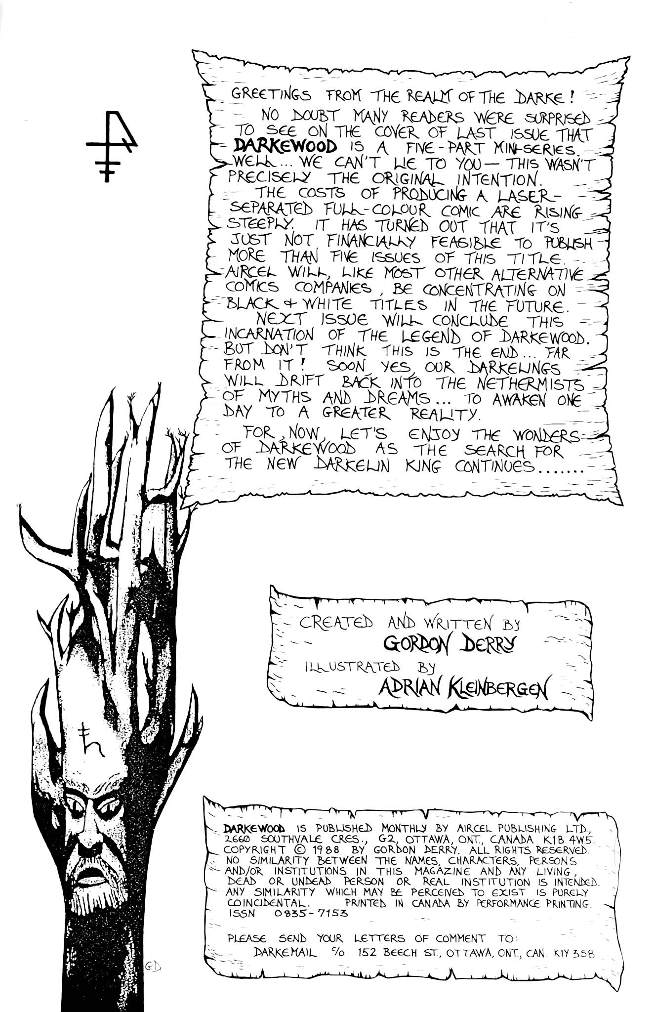 Read online Darkewood comic -  Issue #4 - 2