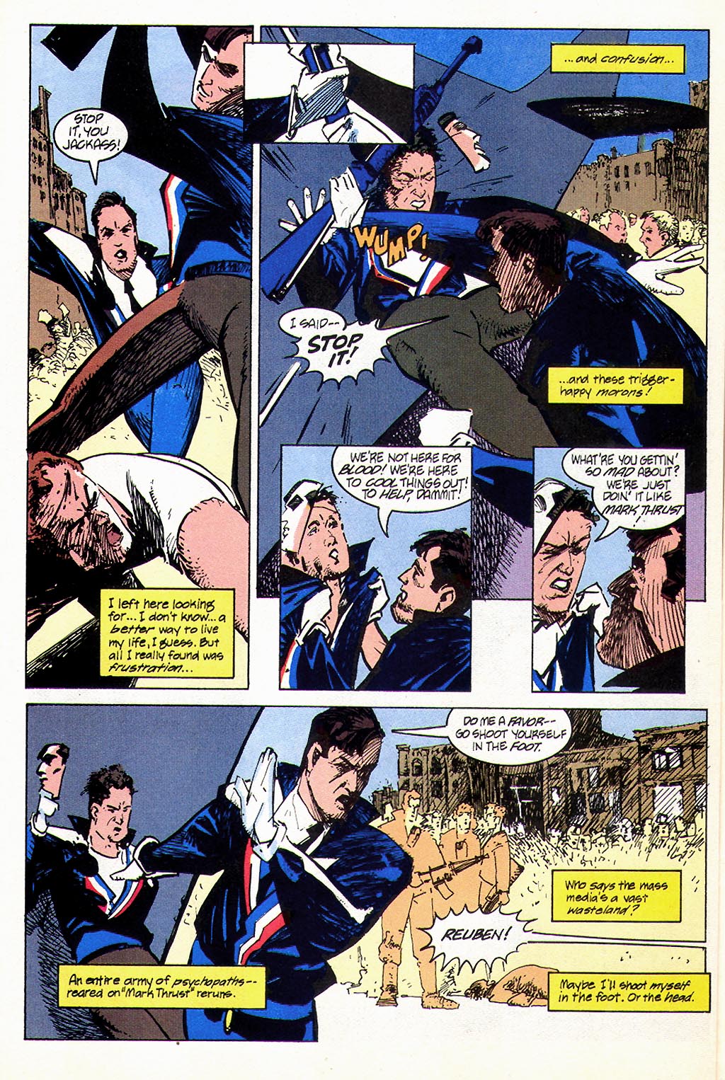 Read online American Flagg! comic -  Issue #45 - 6