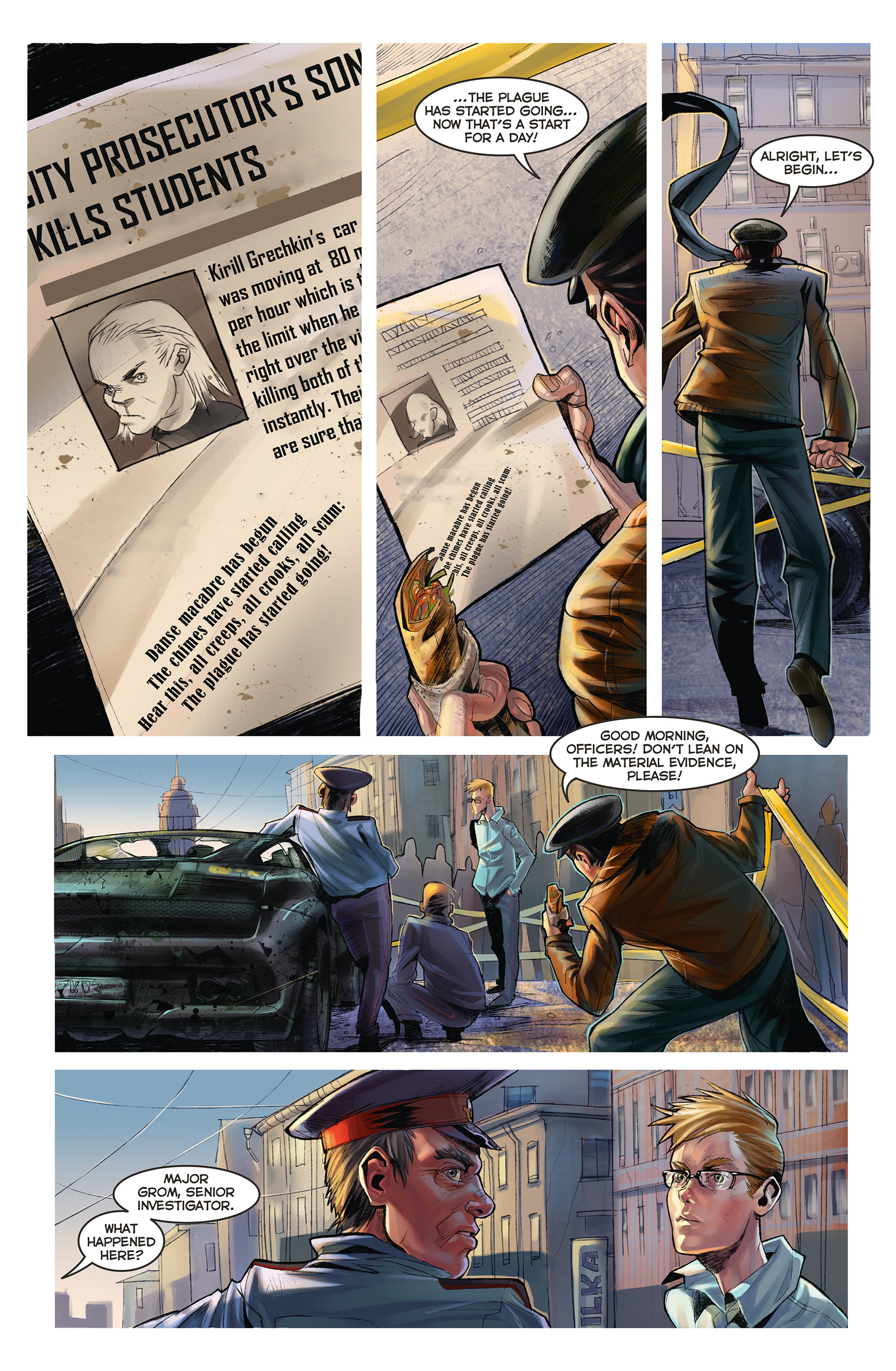 Read online Major Grom comic -  Issue #1 - 6