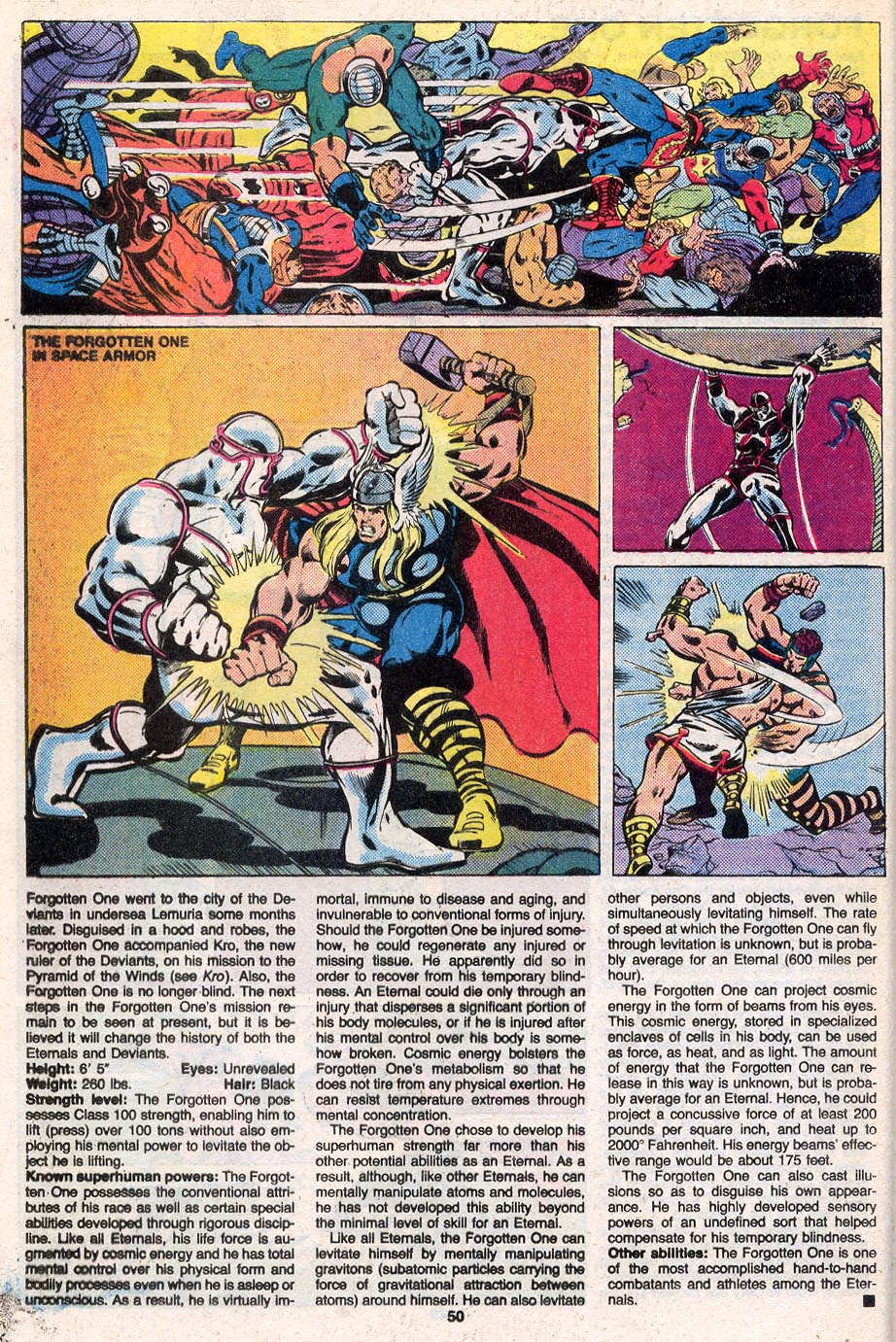 Read online The Official Handbook of the Marvel Universe Deluxe Edition comic -  Issue #4 - 52