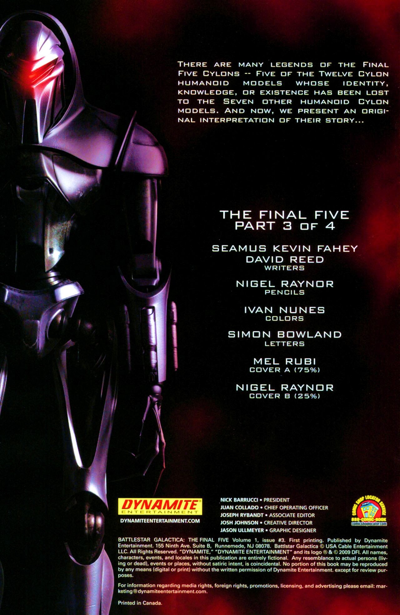 Read online Battlestar Galactica: The Final Five comic -  Issue #3 - 2