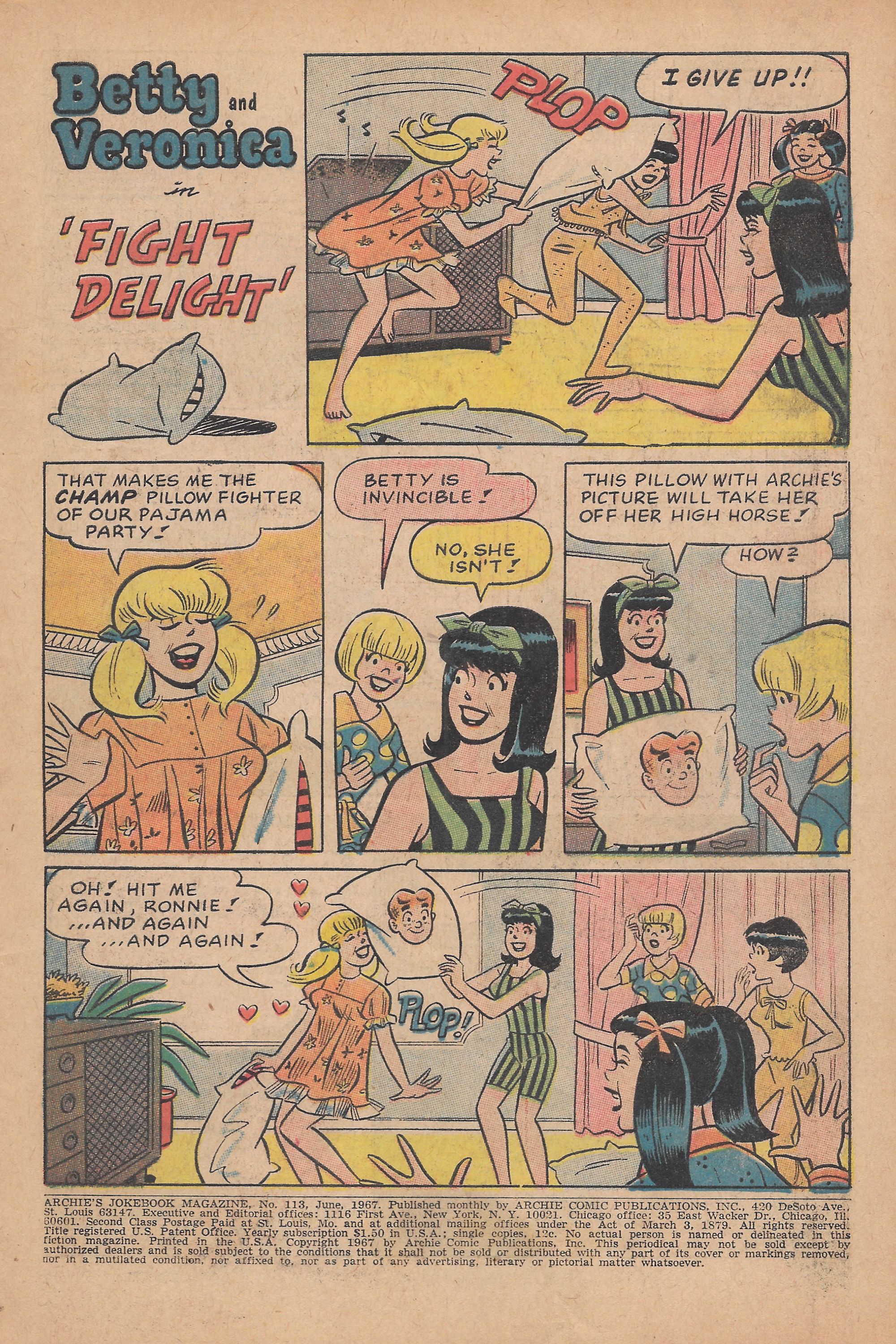 Read online Archie's Joke Book Magazine comic -  Issue #113 - 3