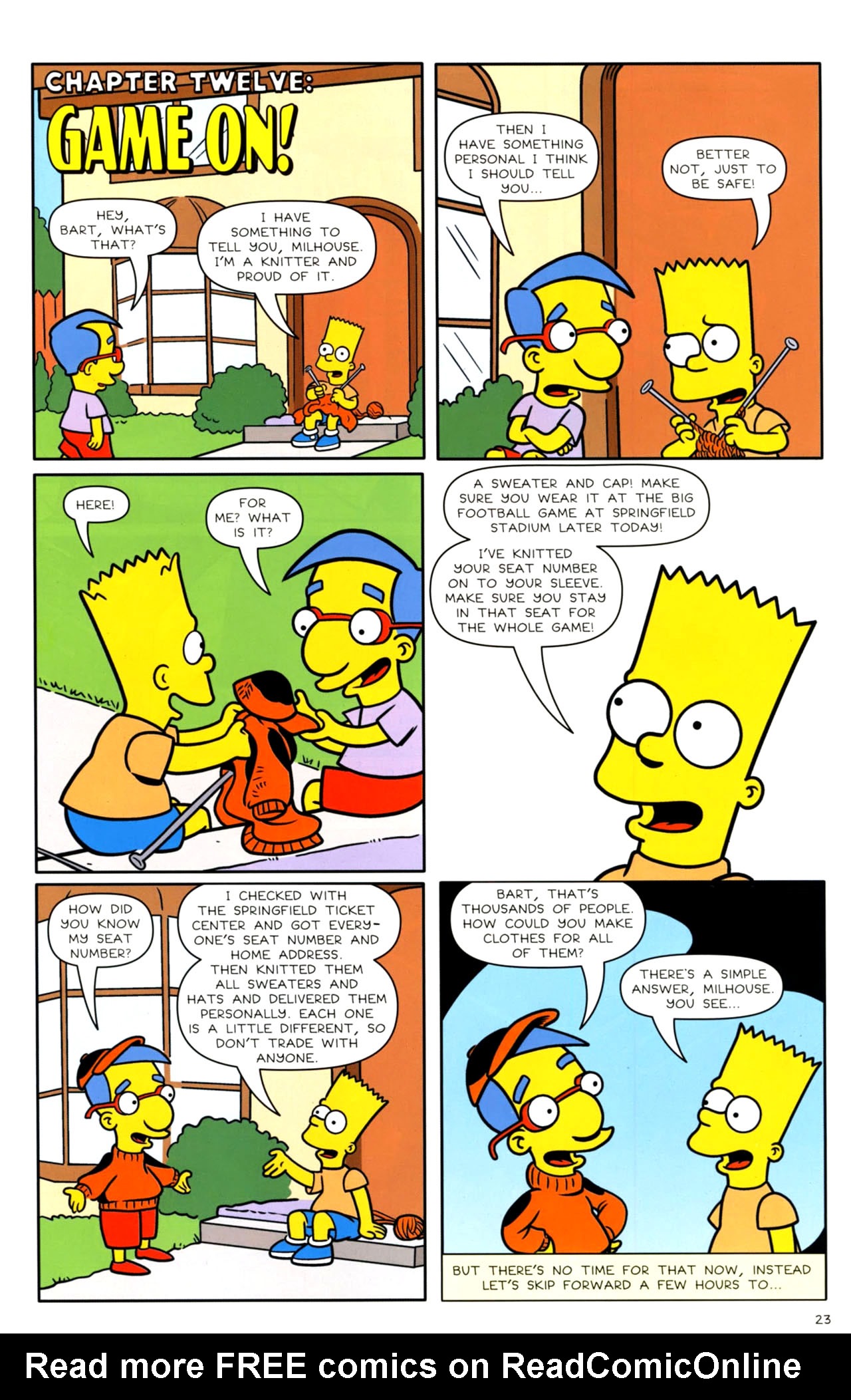 Read online Bongo Comics presents Comic Book Guy: The Comic Book comic -  Issue #4 - 25