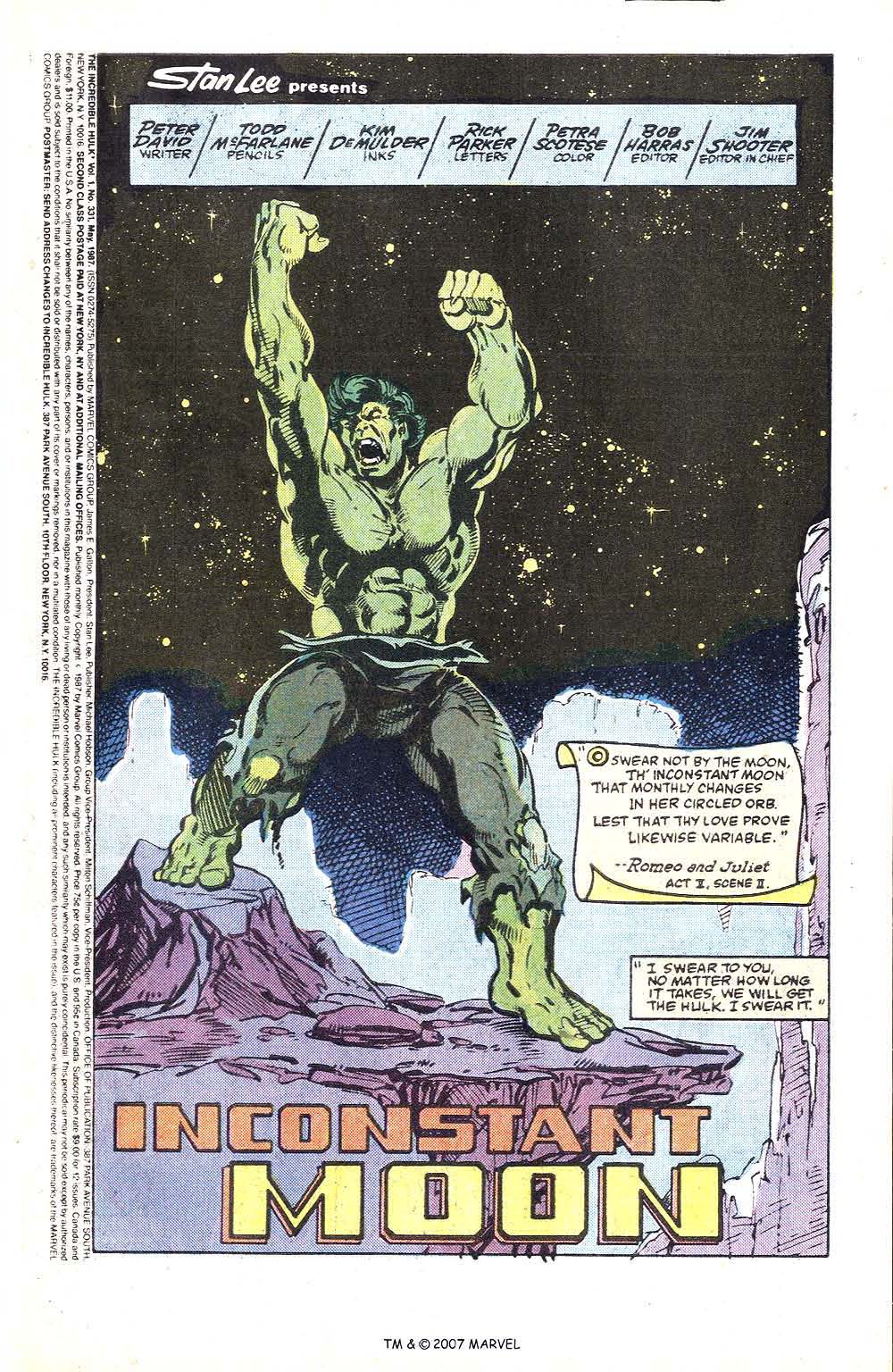 Read online The Incredible Hulk (1968) comic -  Issue #331 - 3