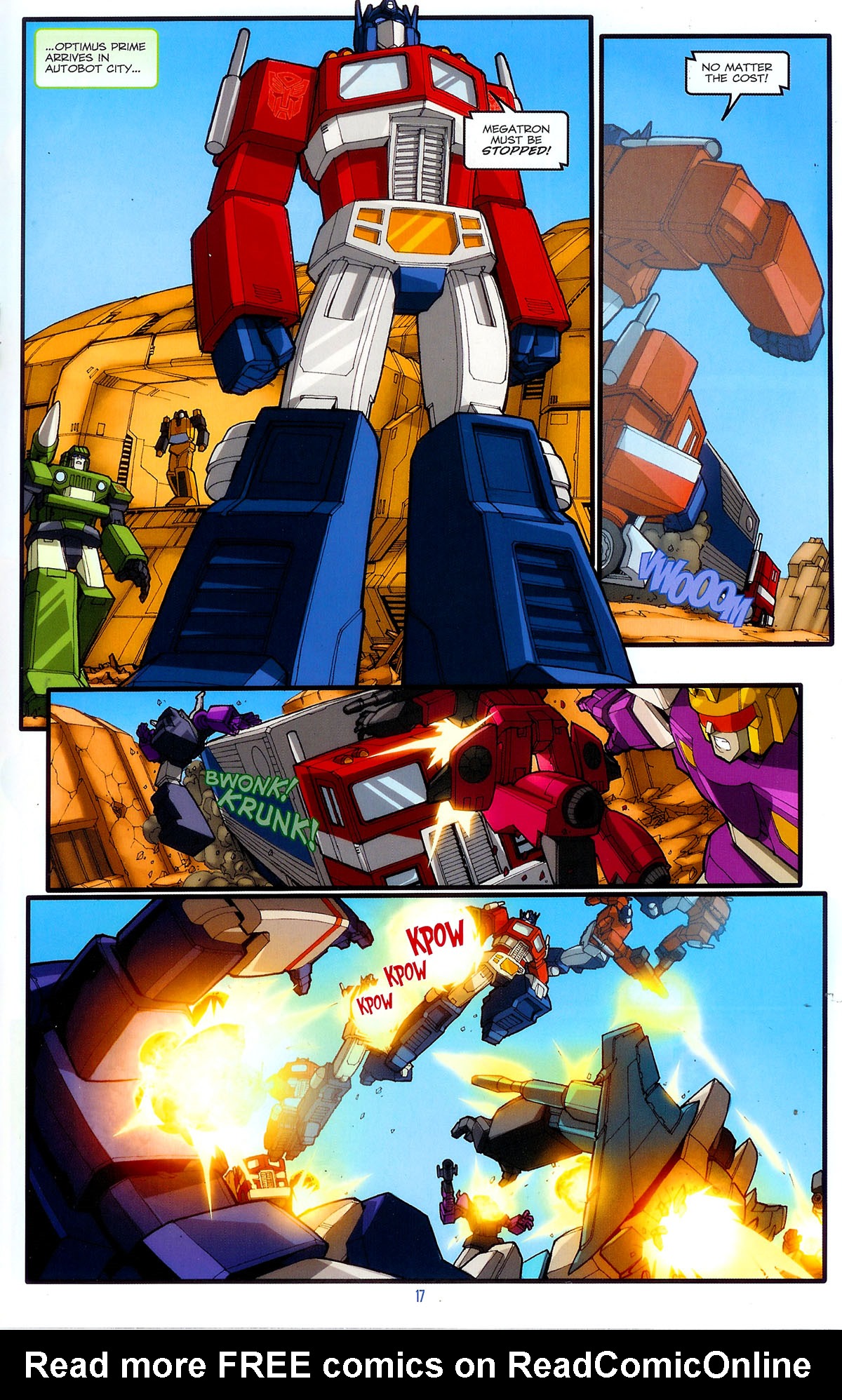 Read online The Transformers: The Animated Movie comic -  Issue #1 - 18