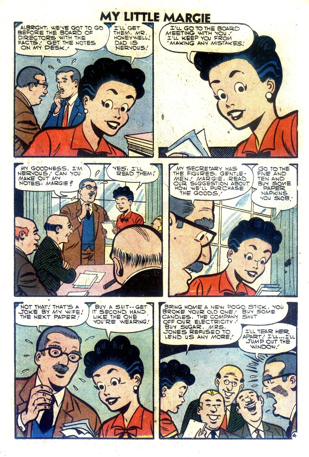 Read online My Little Margie (1954) comic -  Issue #18 - 11