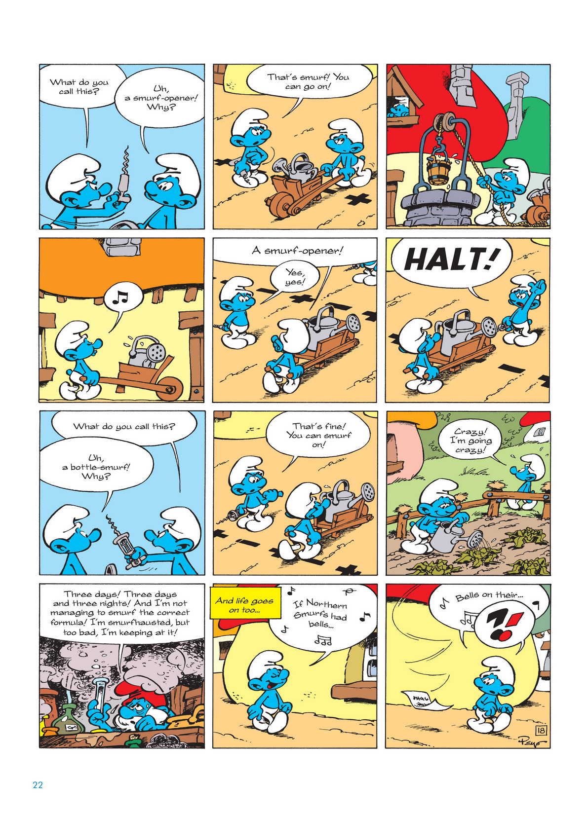 Read online The Smurfs comic -  Issue #12 - 22