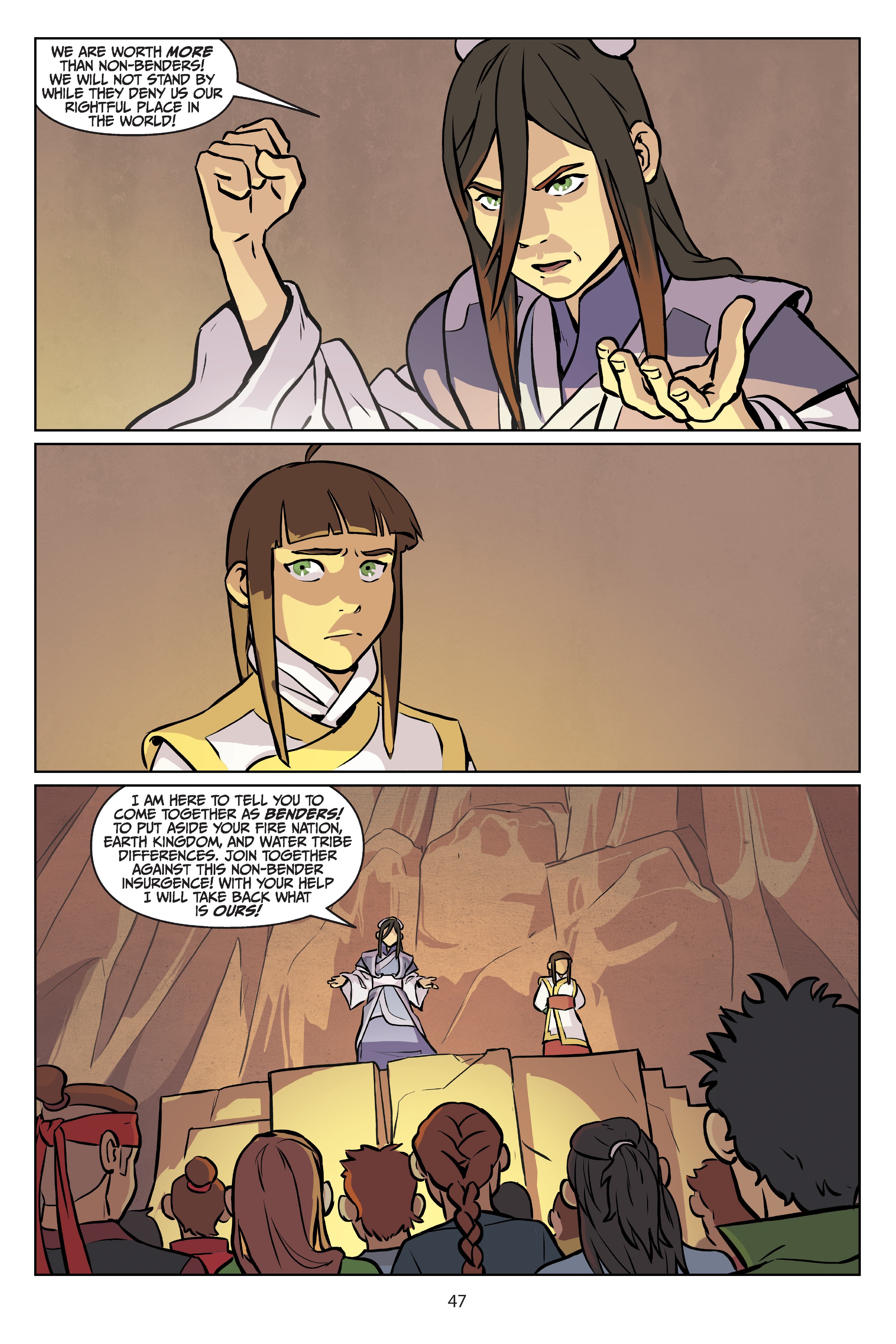 Read online Nickelodeon Avatar: The Last Airbender - Imbalance comic -  Issue # TPB 2 - 48