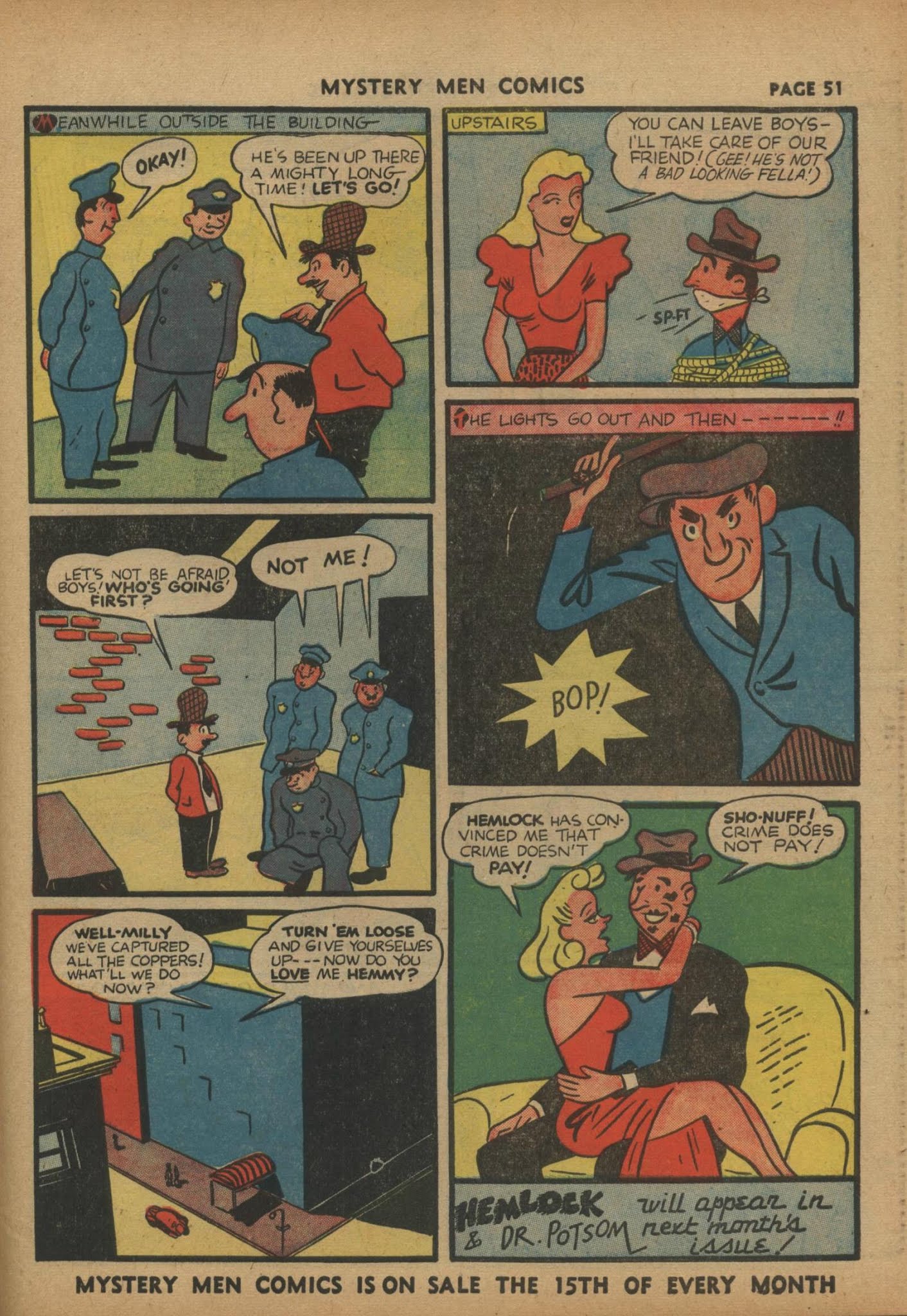 Read online Mystery Men Comics comic -  Issue #20 - 53