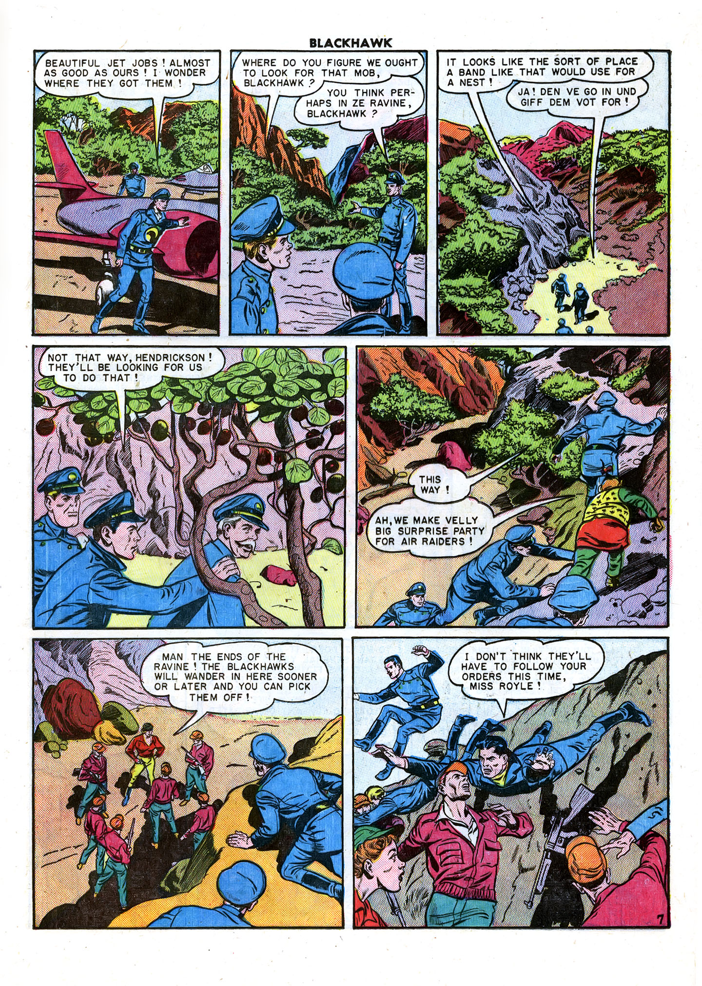 Read online Blackhawk (1957) comic -  Issue #36 - 21
