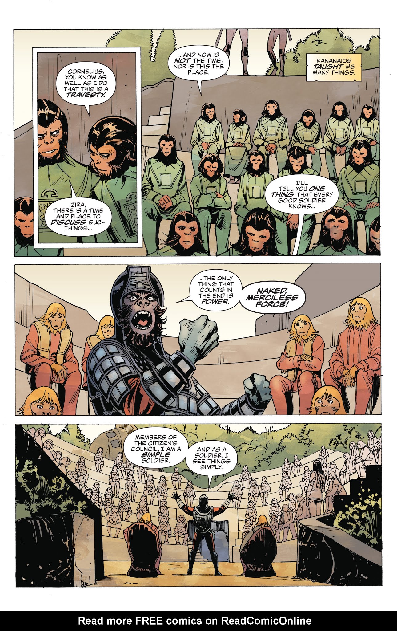 Read online Planet of the Apes: Ursus comic -  Issue #6 - 9