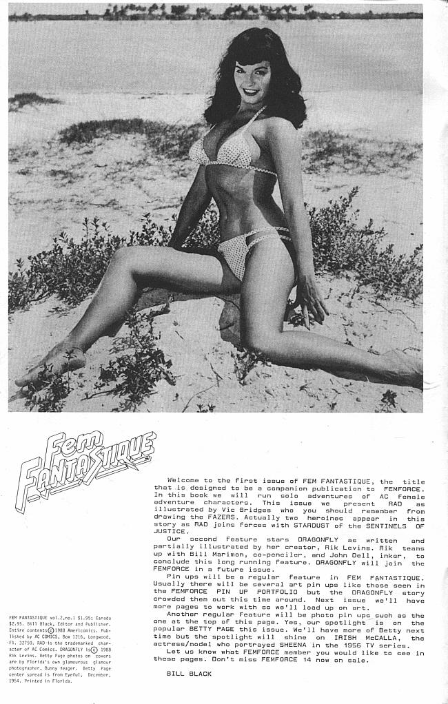 Read online Fem Fantastique (1988) comic -  Issue # Full - 2