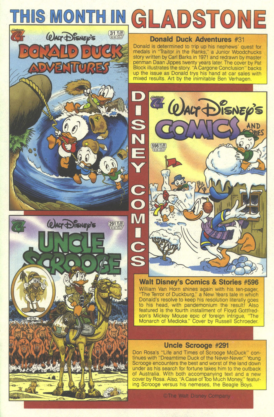 Read online Walt Disney's Comics and Stories comic -  Issue #596 - 31