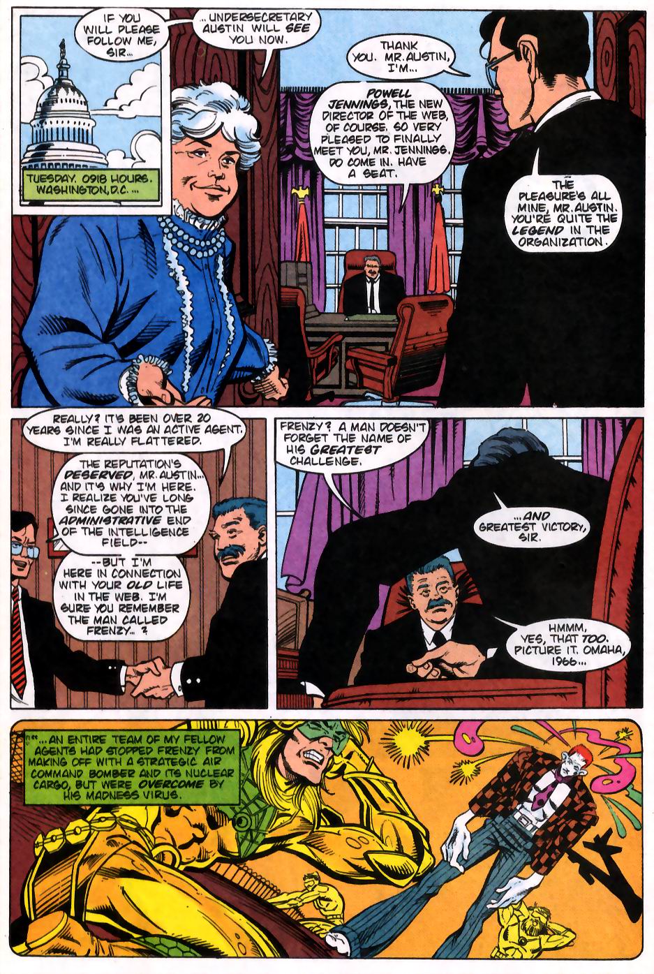 Read online The Web (1991) comic -  Issue #13 - 11