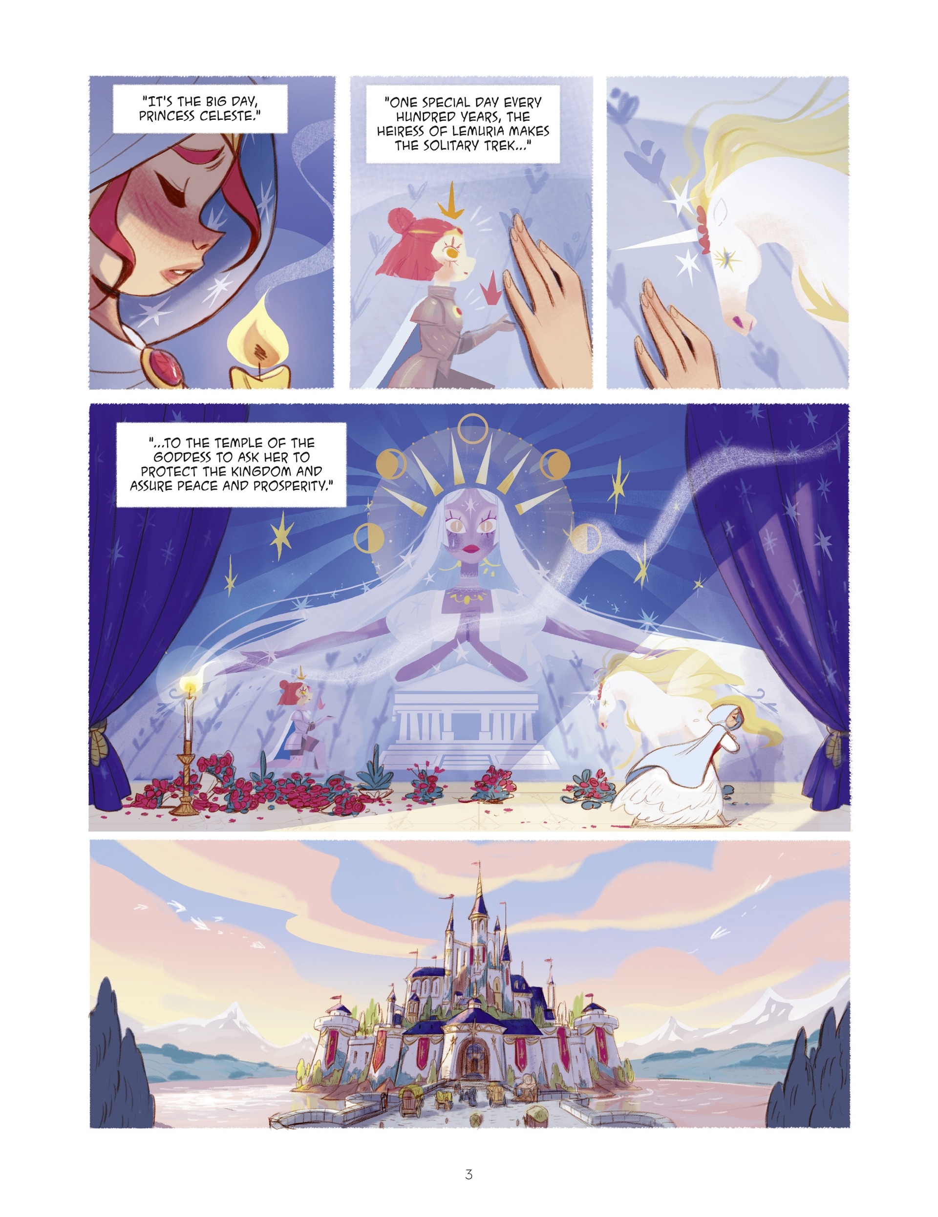 Read online The Unicorn Legacy: Call of the Goddess comic -  Issue # TPB - 3
