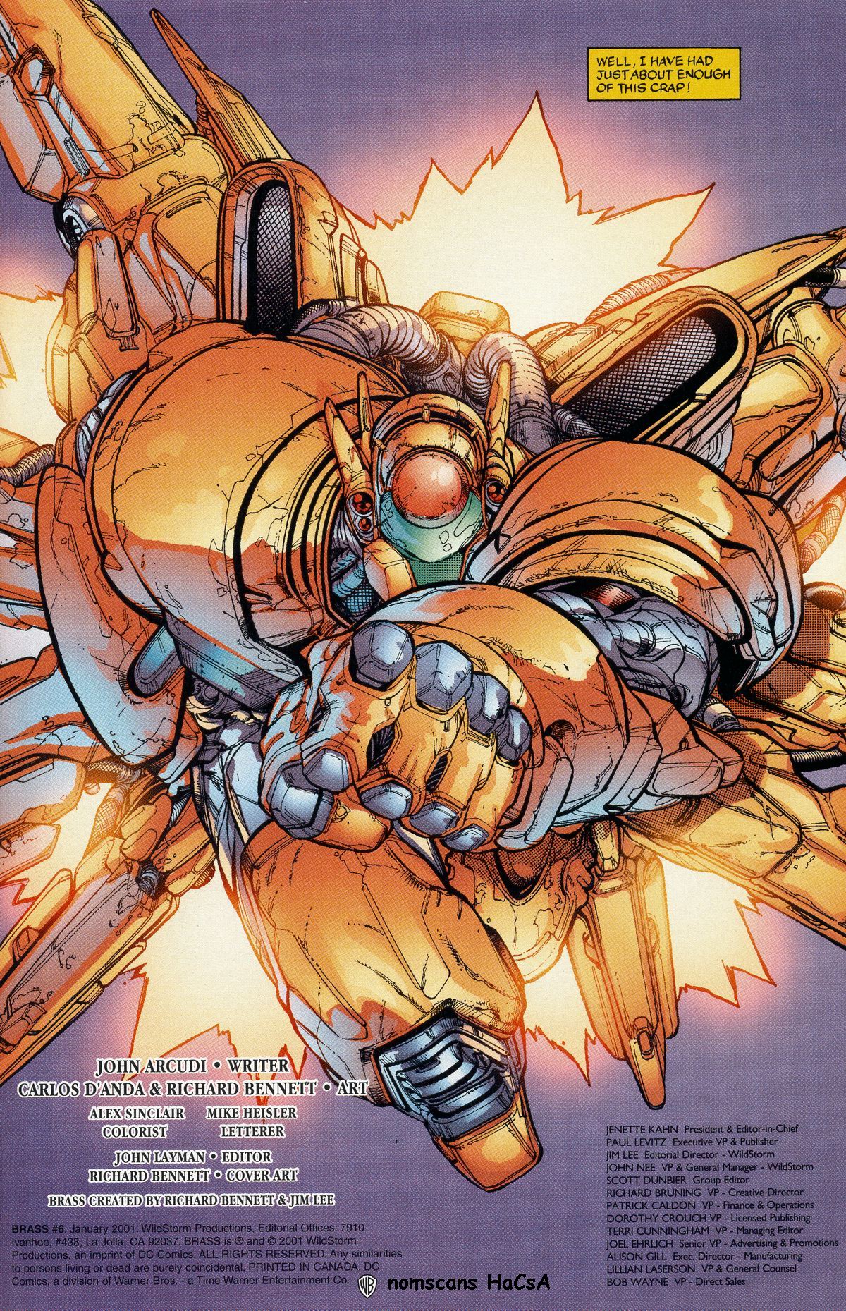 Read online Brass (2000) comic -  Issue #6 - 2