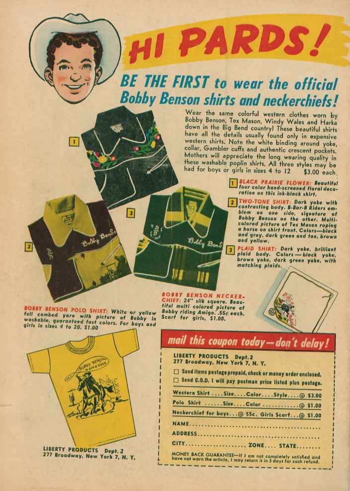 Read online Bobby Benson's B-Bar-B Riders comic -  Issue #2 - 36