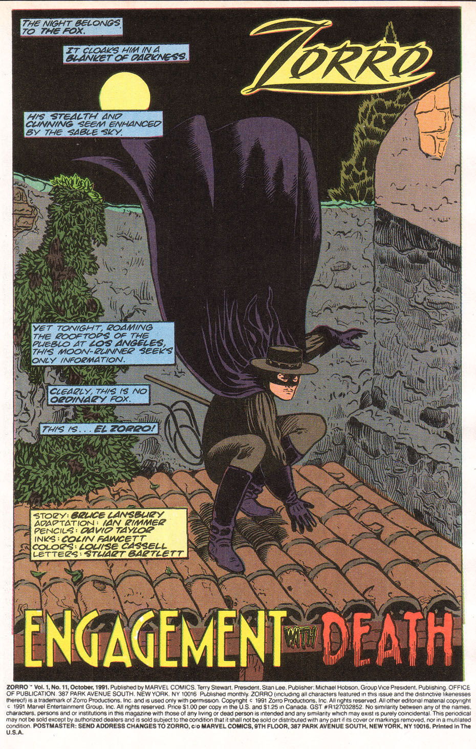 Read online Zorro (1990) comic -  Issue #11 - 3