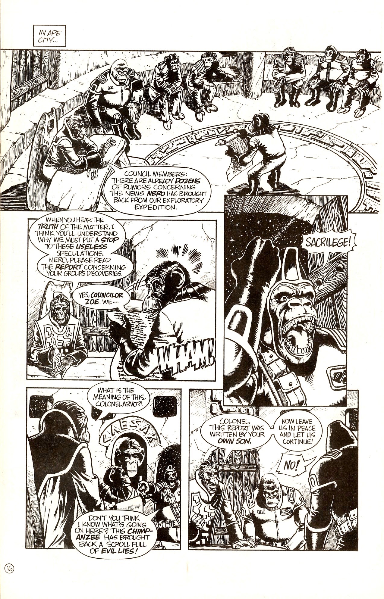 Read online Planet of the Apes: The Forbidden Zone comic -  Issue #2 - 20