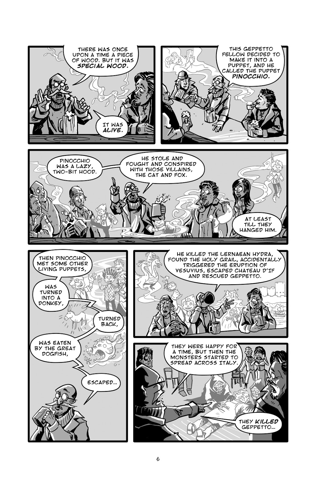 Pinocchio: Vampire Slayer - Of Wood and Blood issue 1 - Page 7