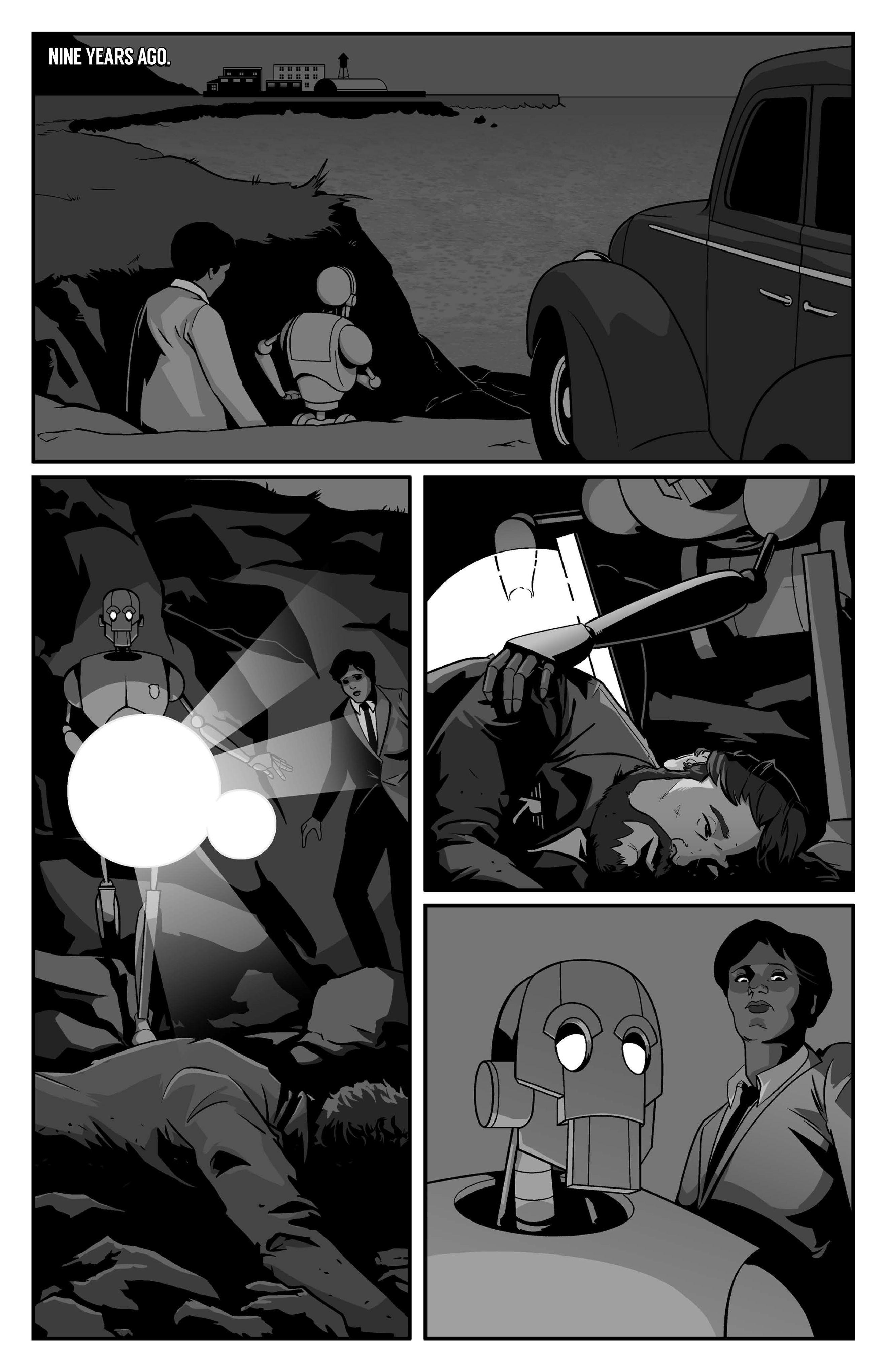 Read online Copernicus Jones: Robot Detective comic -  Issue #9 - 13