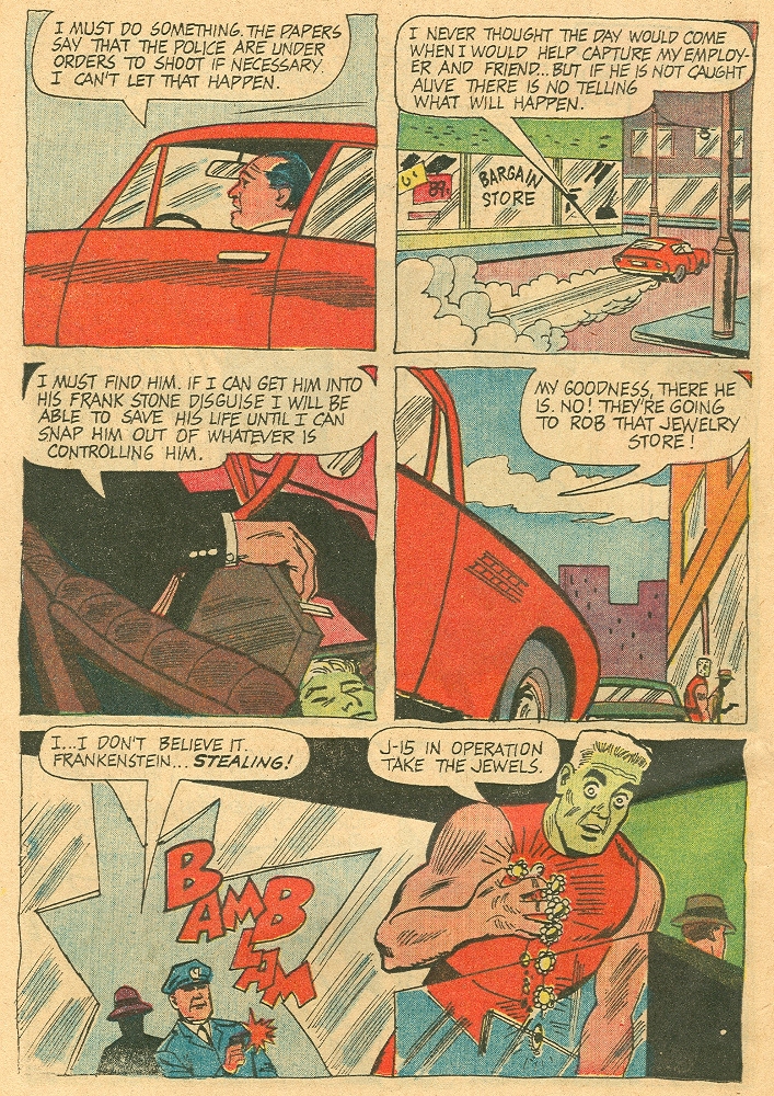 Read online Frankenstein (1964) comic -  Issue #3 - 16