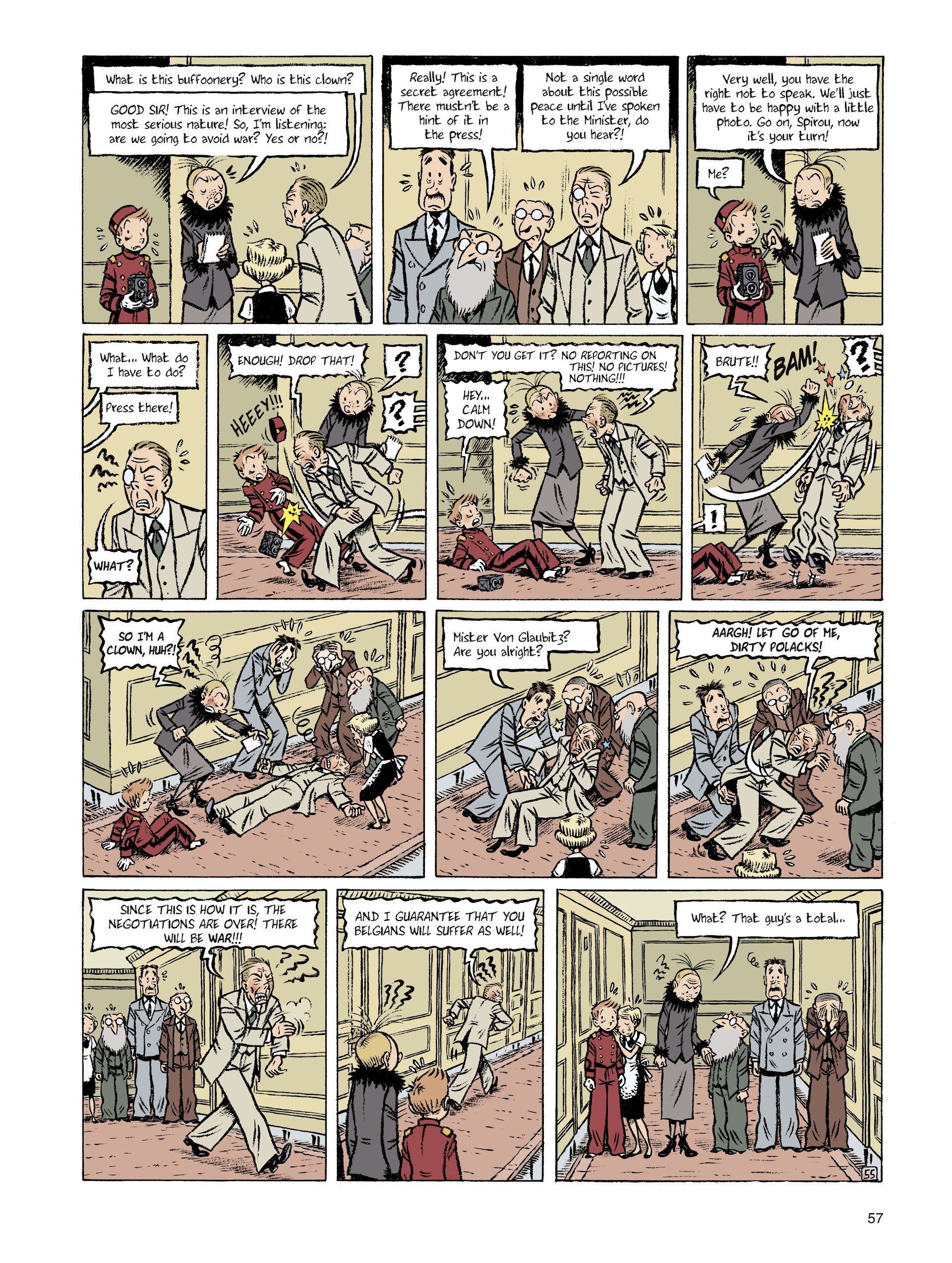 Read online Spirou: The Diary of a Naive Young Man comic -  Issue # TPB - 57
