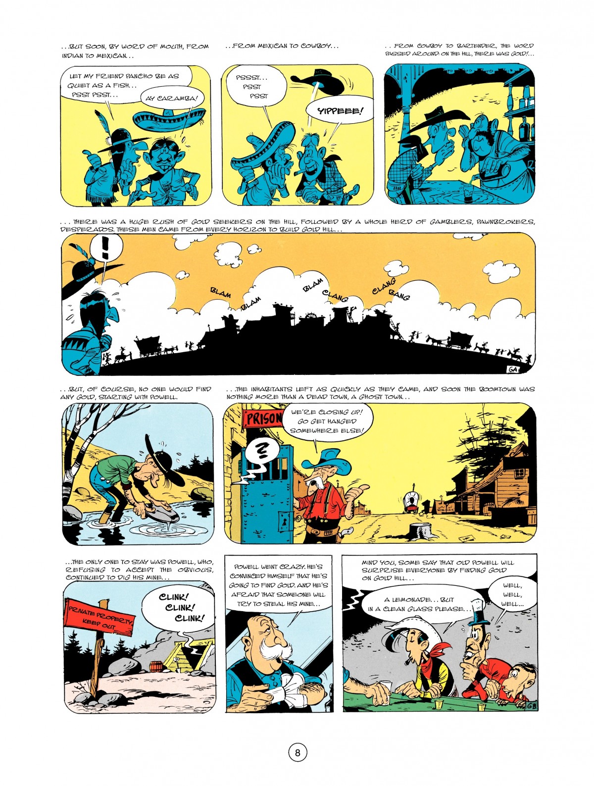 Read online A Lucky Luke Adventure comic -  Issue #2 - 10