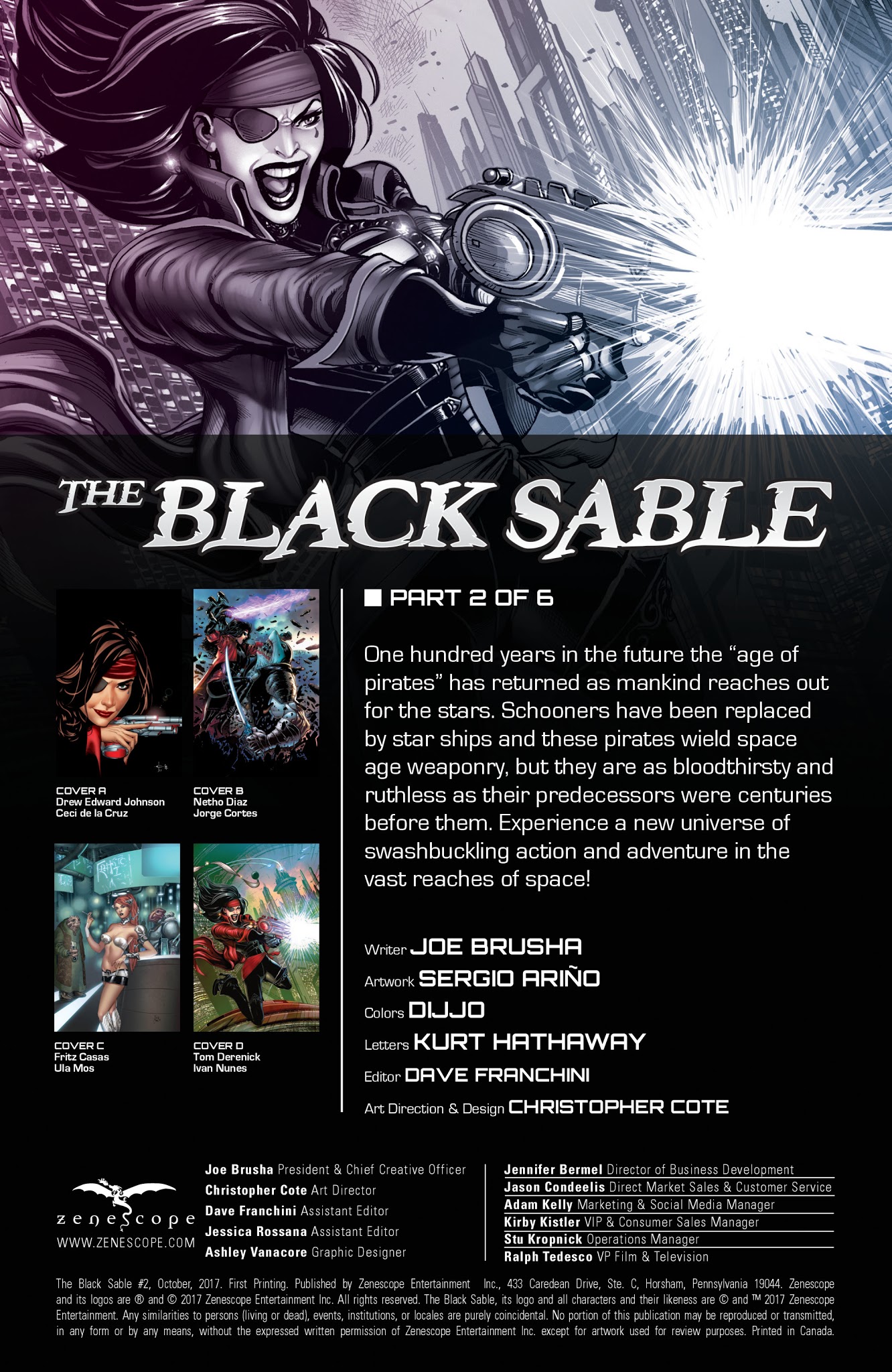 Read online The Black Sable comic -  Issue #2 - 2