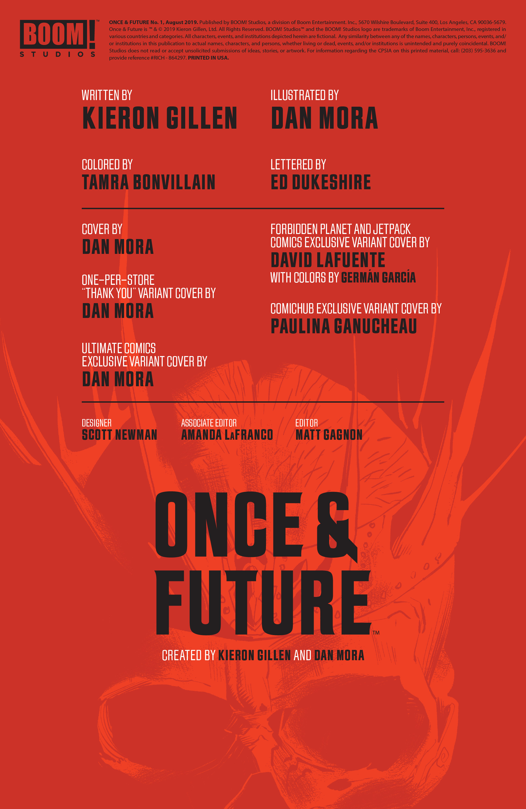 Read online Once & Future comic -  Issue #1 - 2