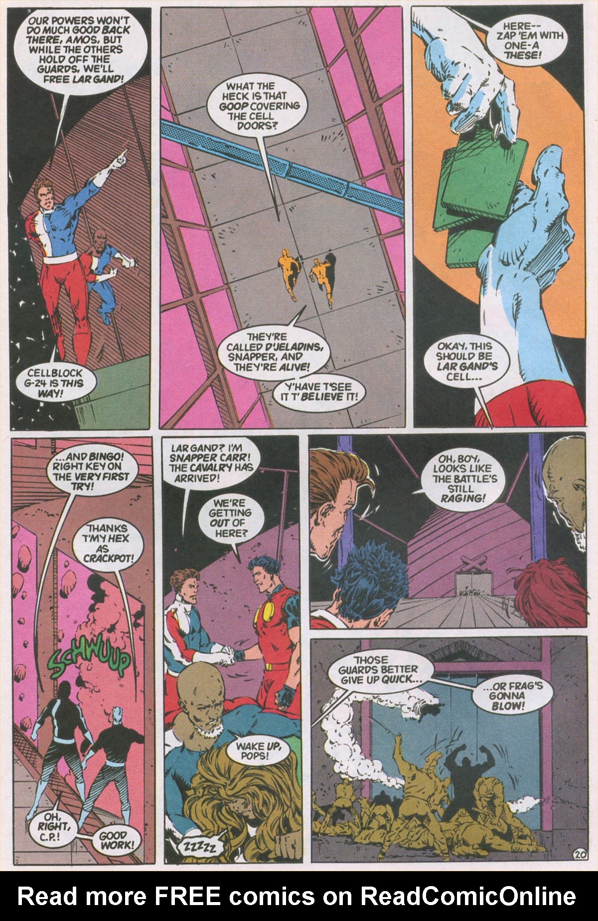 Read online Valor (1992) comic -  Issue #6 - 21