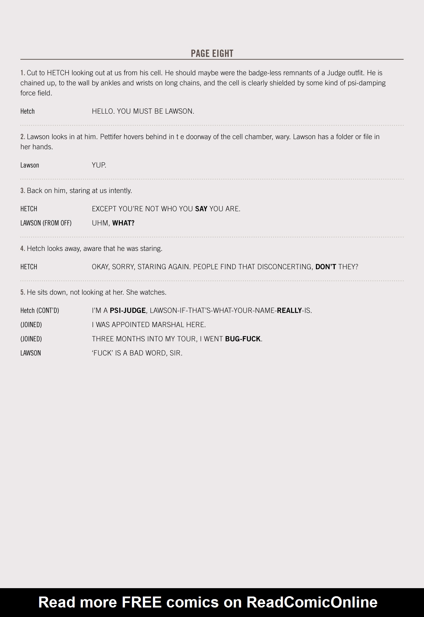 Read online 2000 AD Script Book comic -  Issue # TPB (Part 2) - 69