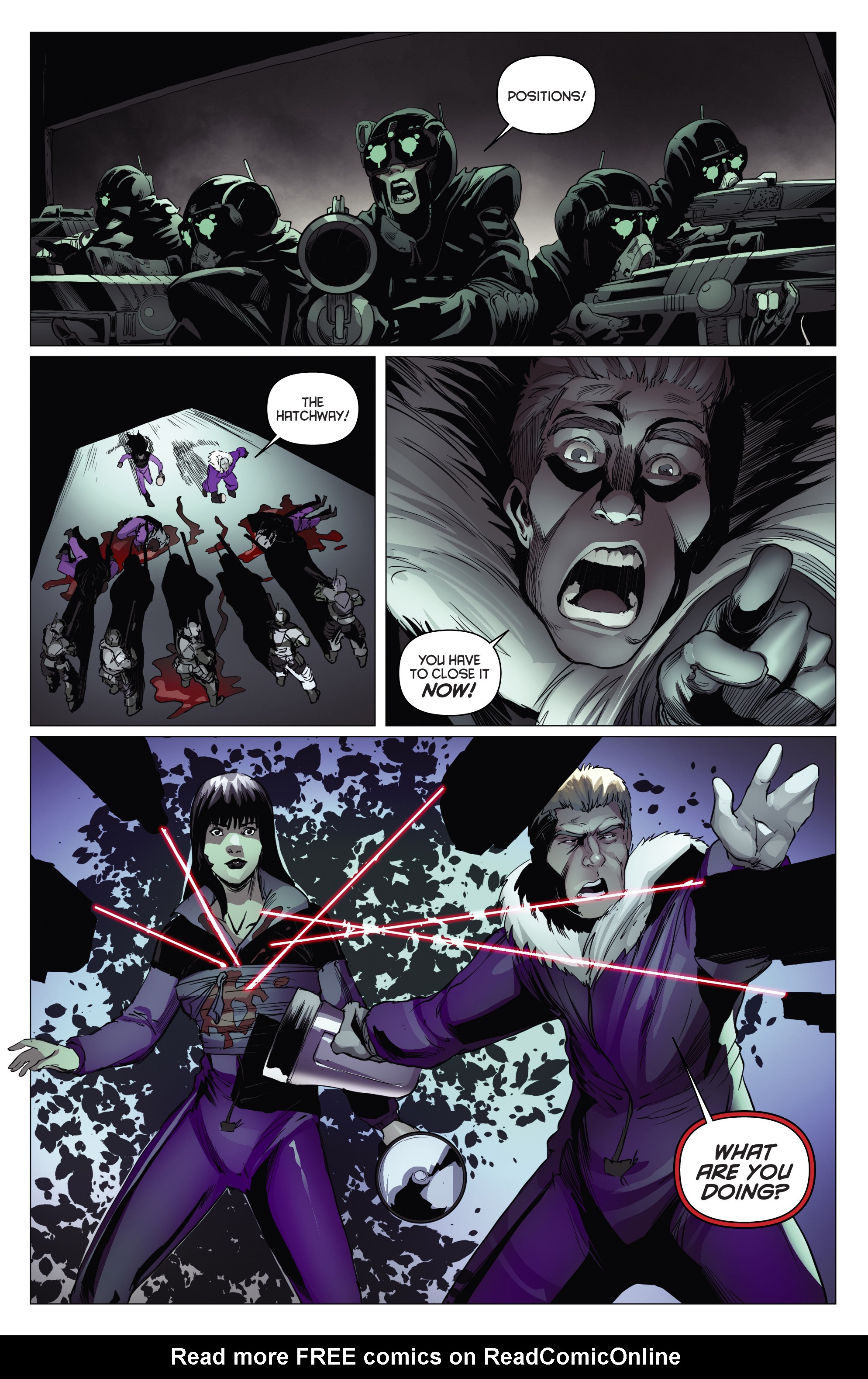 Read online Aliens/Vampirella comic -  Issue #2 - 16