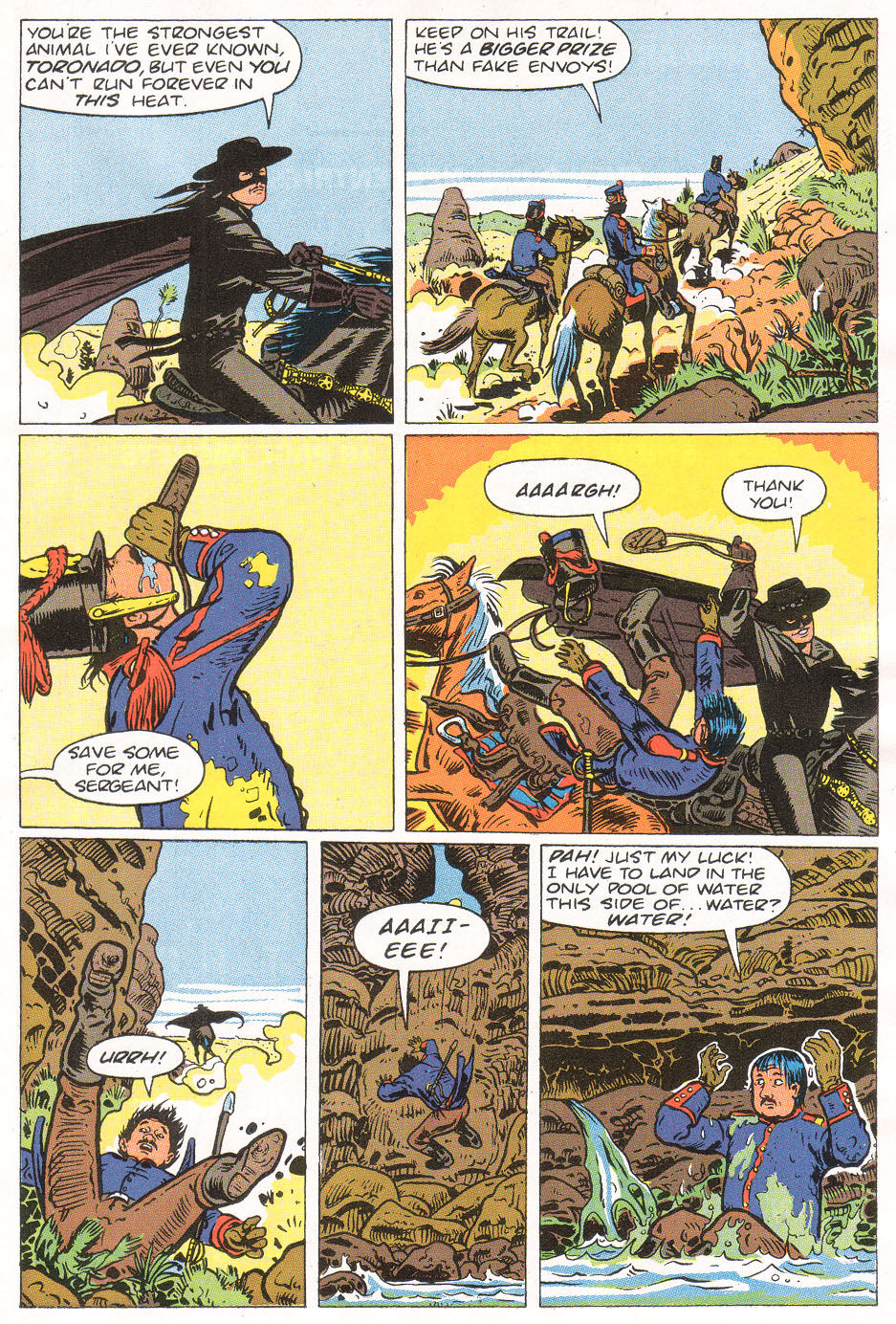 Read online Zorro (1990) comic -  Issue #7 - 17
