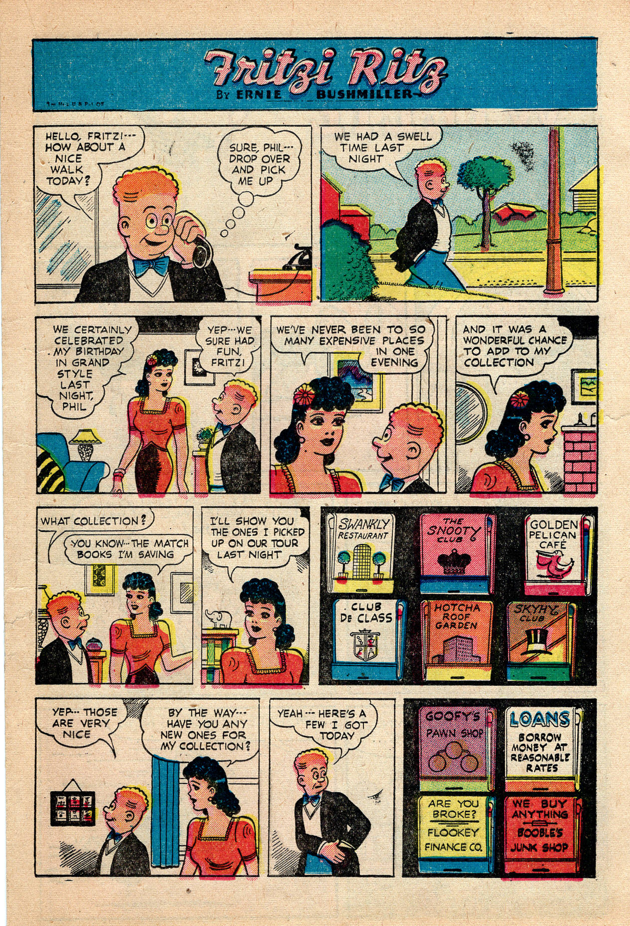 Read online Fritzi Ritz (1953) comic -  Issue #47 - 17