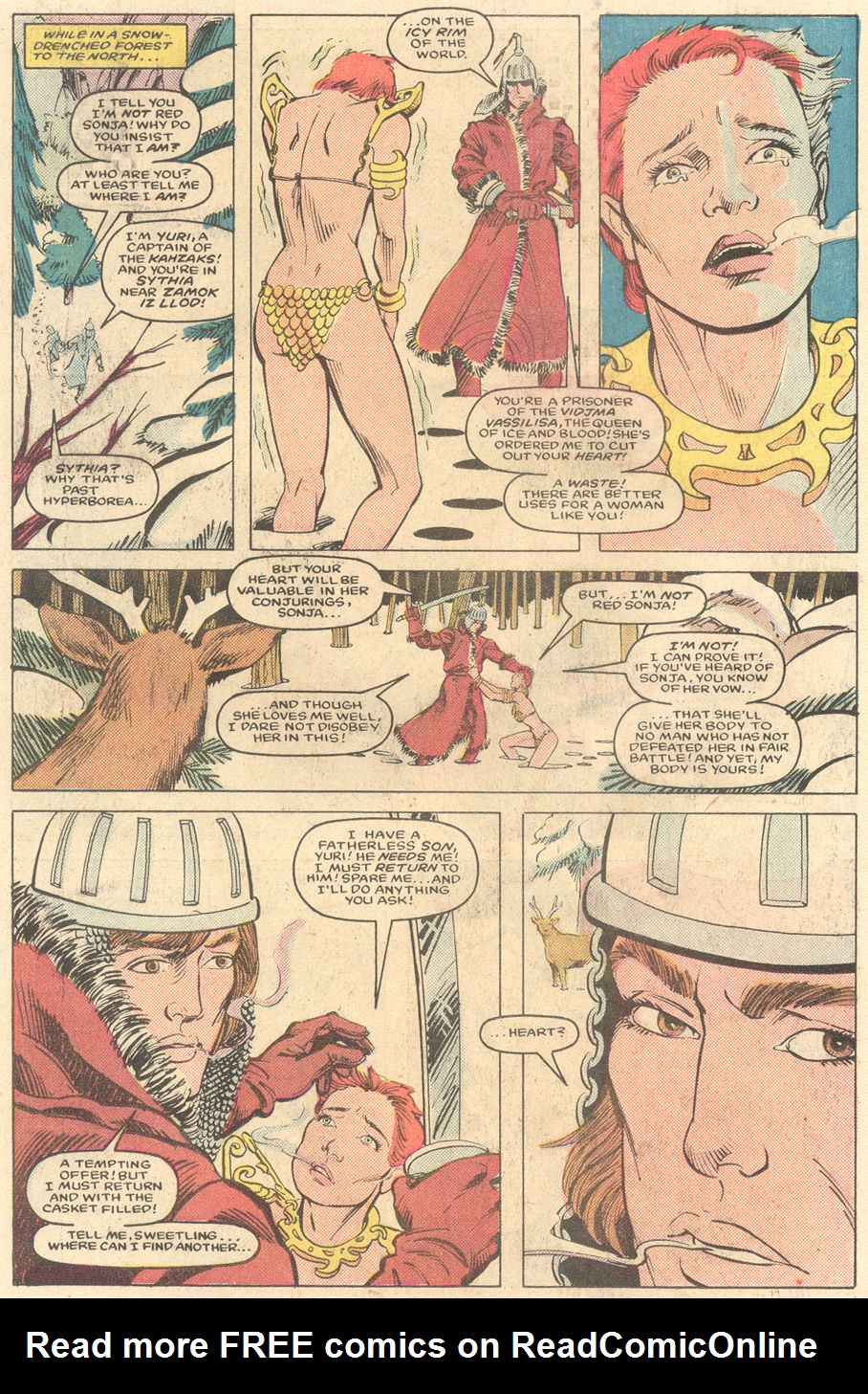 Read online Red Sonja (3rd Series) comic -  Issue #9 - 13