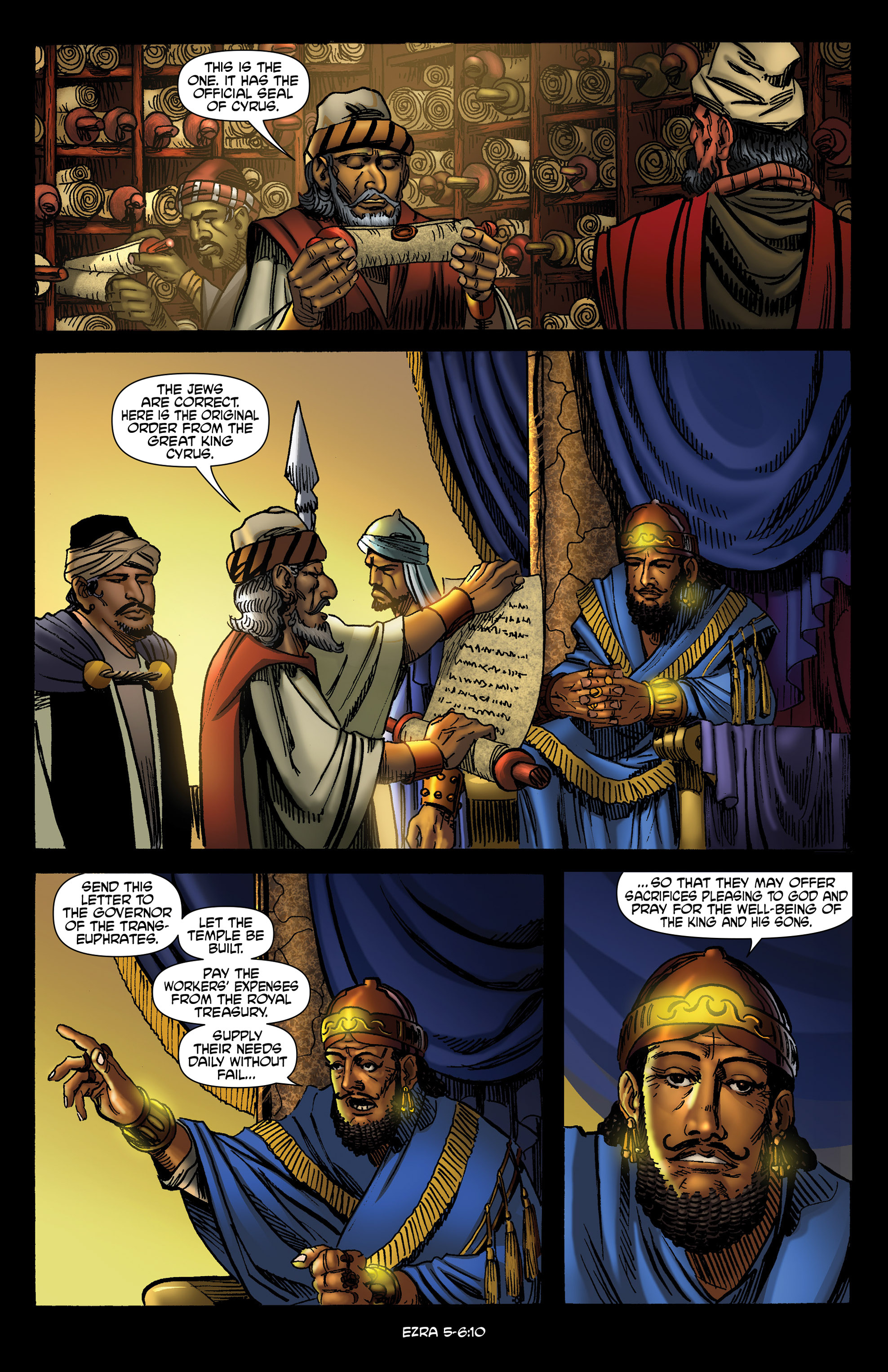 Read online The Kingstone Bible comic -  Issue #7 - 138