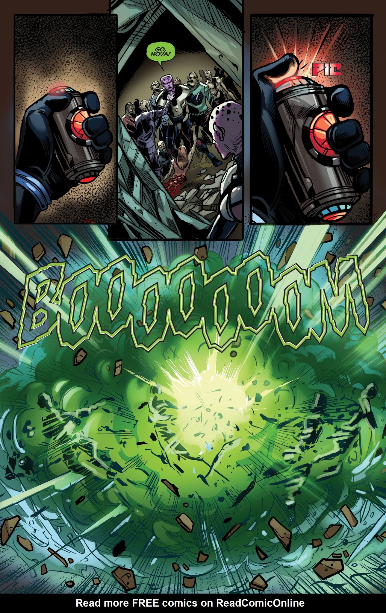 Read online Aliens vs. Zombies comic -  Issue #5 - 6