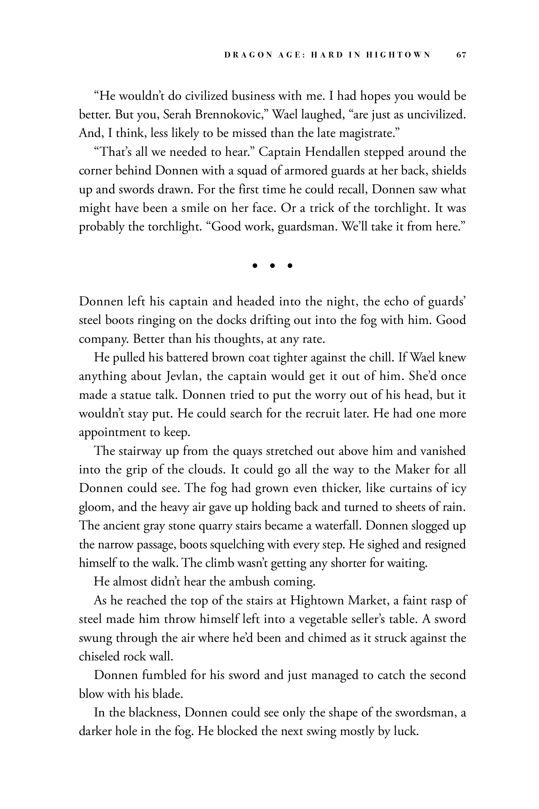 Read online Dragon Age: Hard in Hightown comic -  Issue # TPB - 68