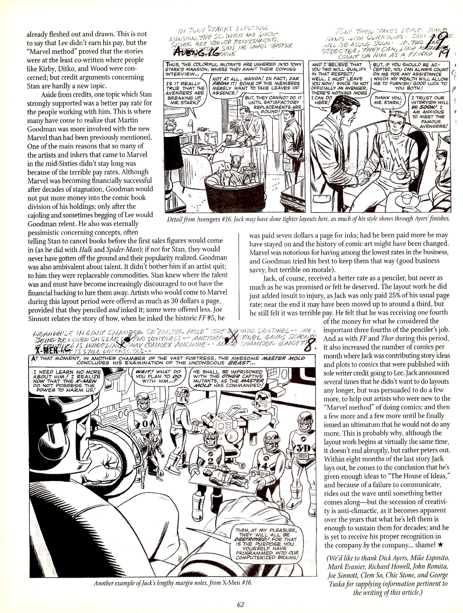 Read online The Jack Kirby Collector comic -  Issue #29 - 61