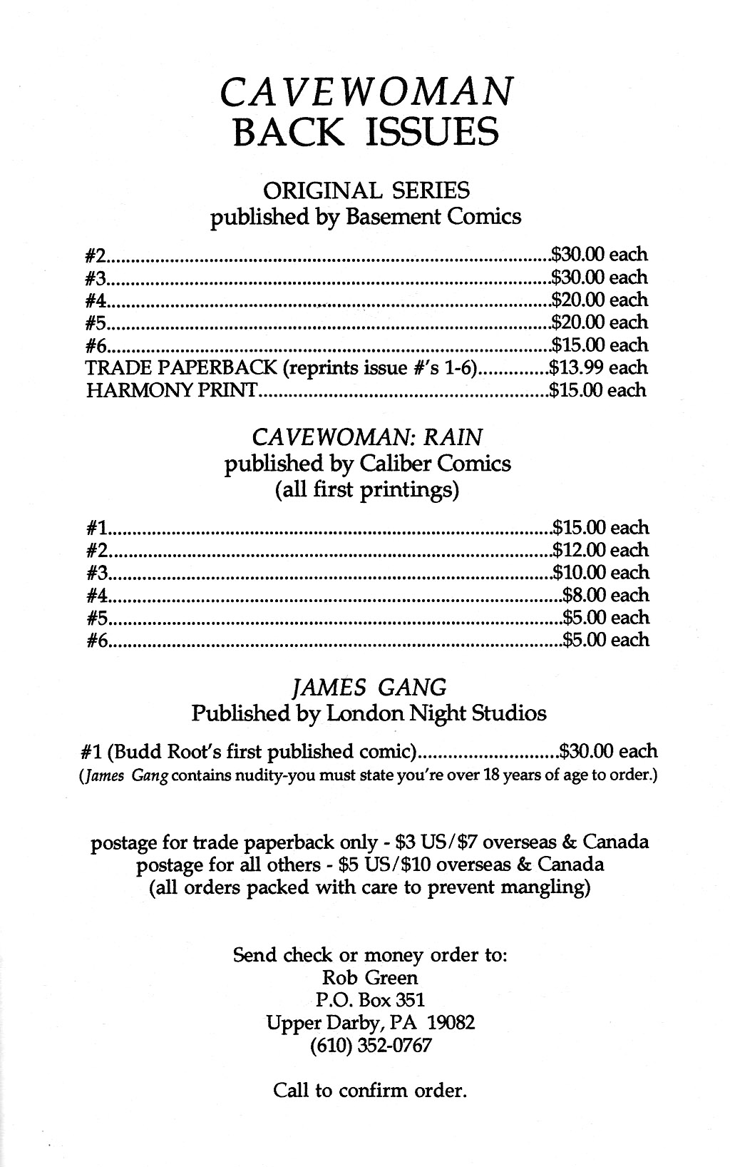 Read online Cavewoman: Missing Link comic -  Issue #2 - 29