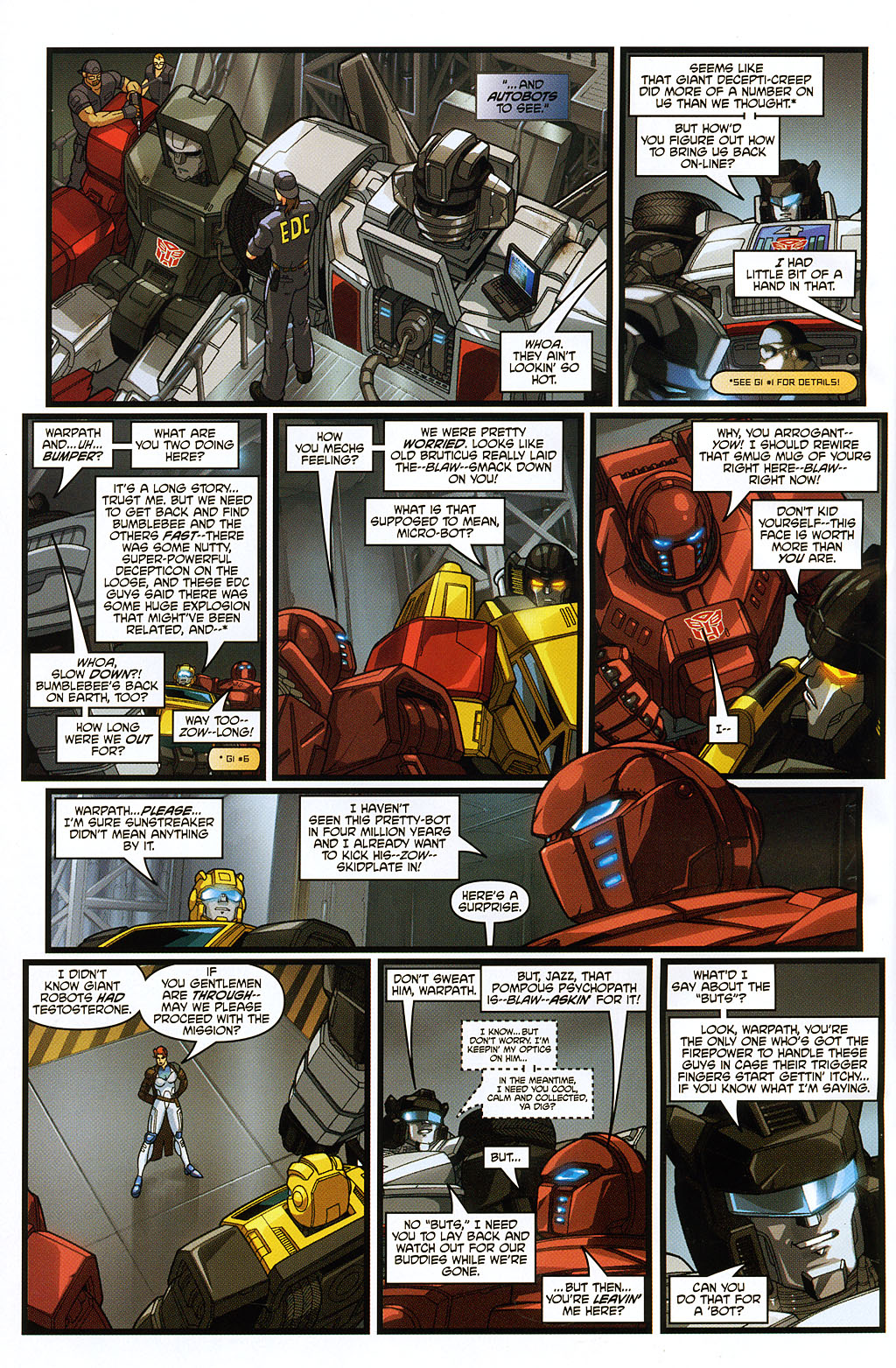 Read online Transformers: Generation 1 (2004) comic -  Issue #7 - 9